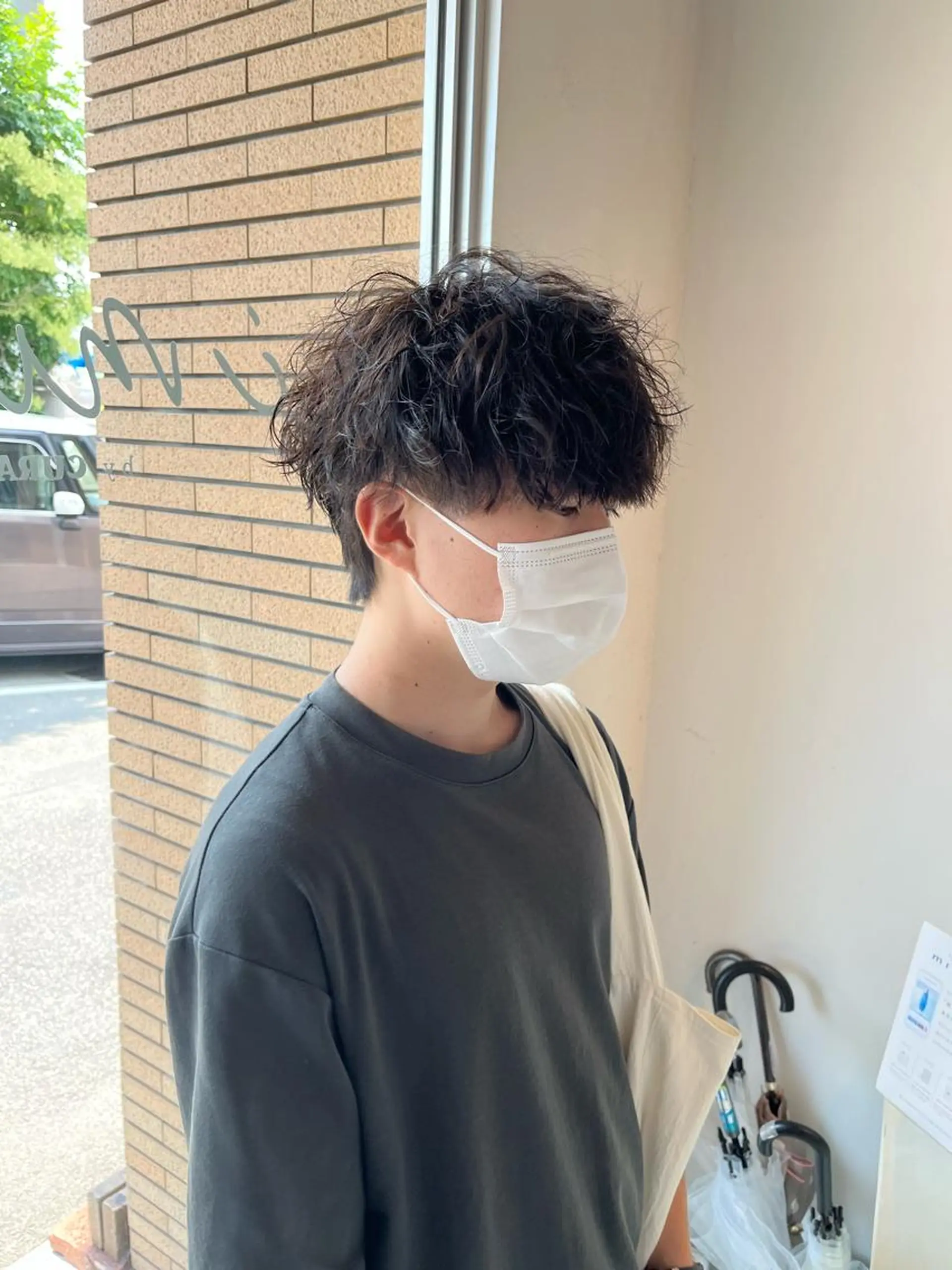 ショート パーマ カット パーマ JUNTA 梅田茶屋町のヘアスタイル