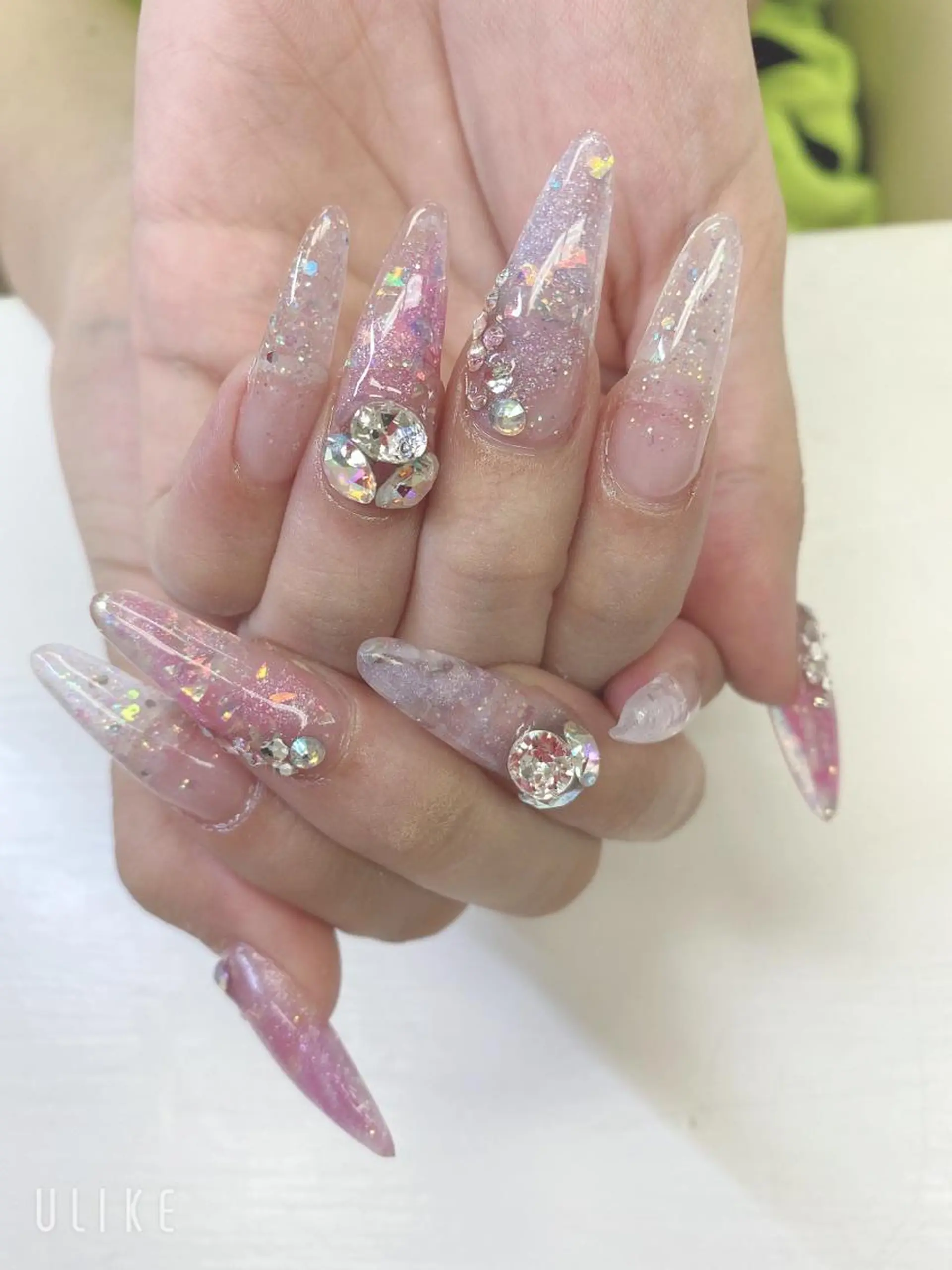 ロング ハンドネイル JNA認定講師🌸 RIEのネイルデザイン