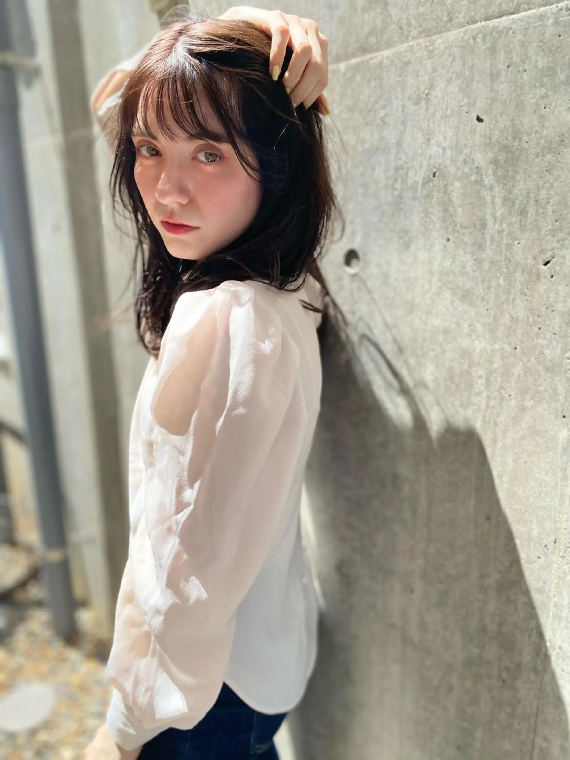 セミロング カット ヘアカラー トリートメント ICON所属・艶美髪マスター 店長✂︎YUKKEのヘアスタイル