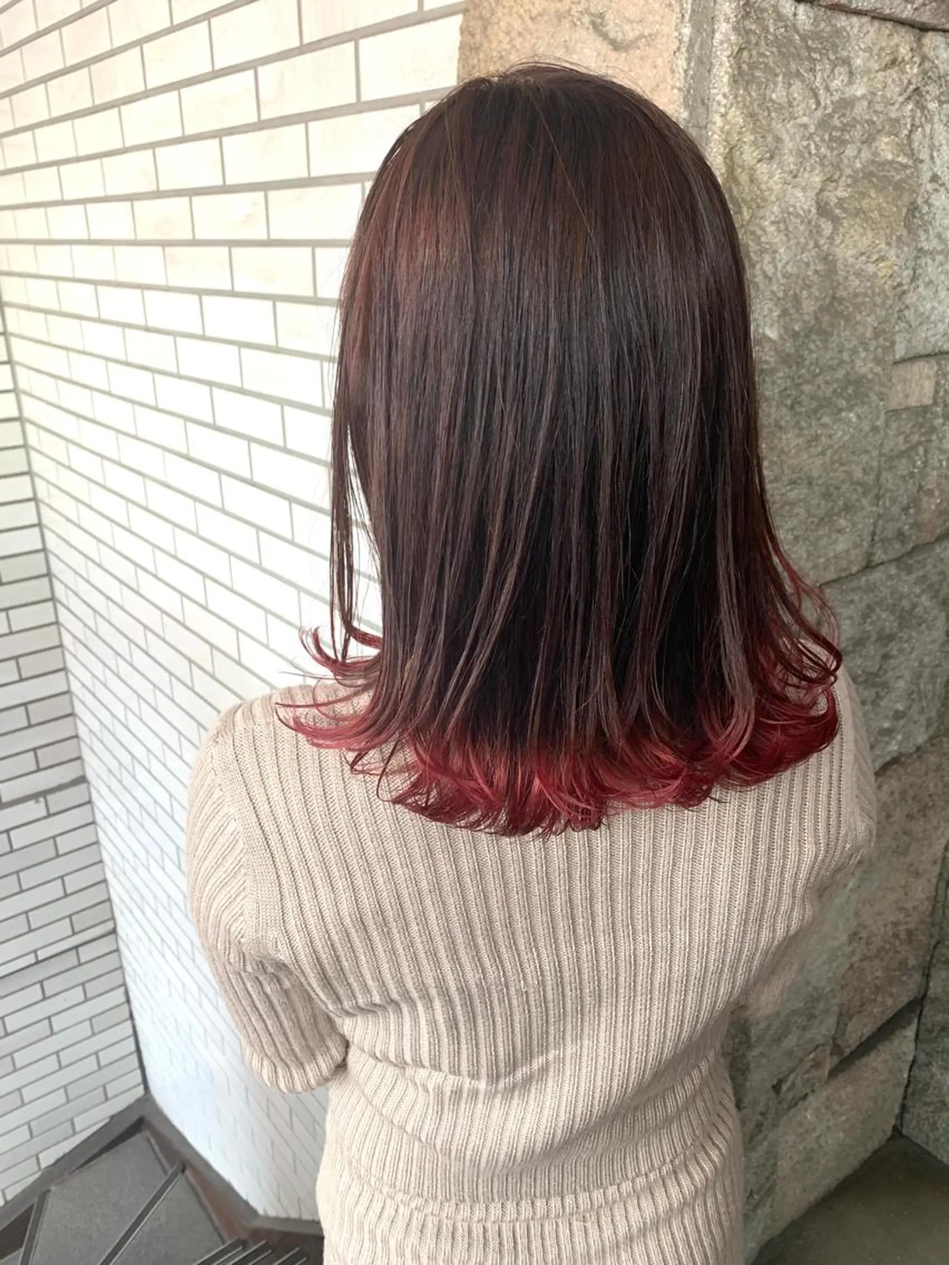 ミディアム カラー カット ヘアカラー オージュアソムリエ DAIKI⭐️のヘアスタイル