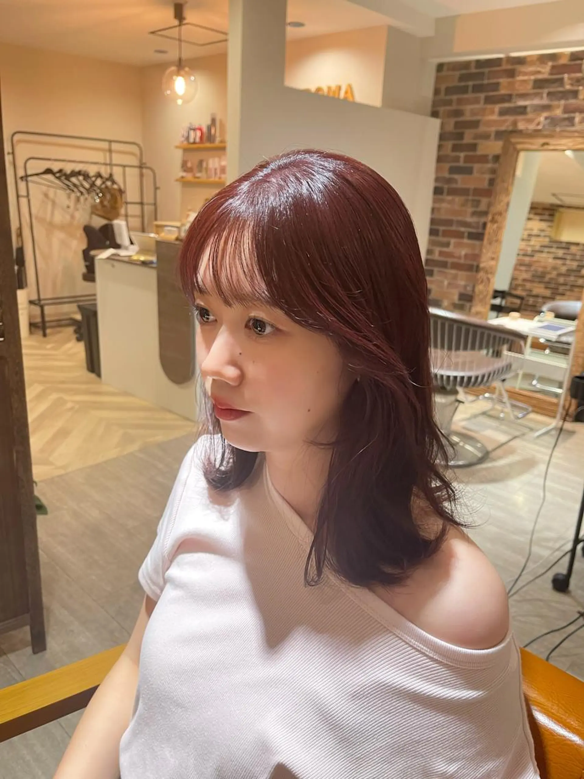 カラー パーマ ヘアアレンジ ロング カット ヘアカラー AROMA awanoのヘアスタイル