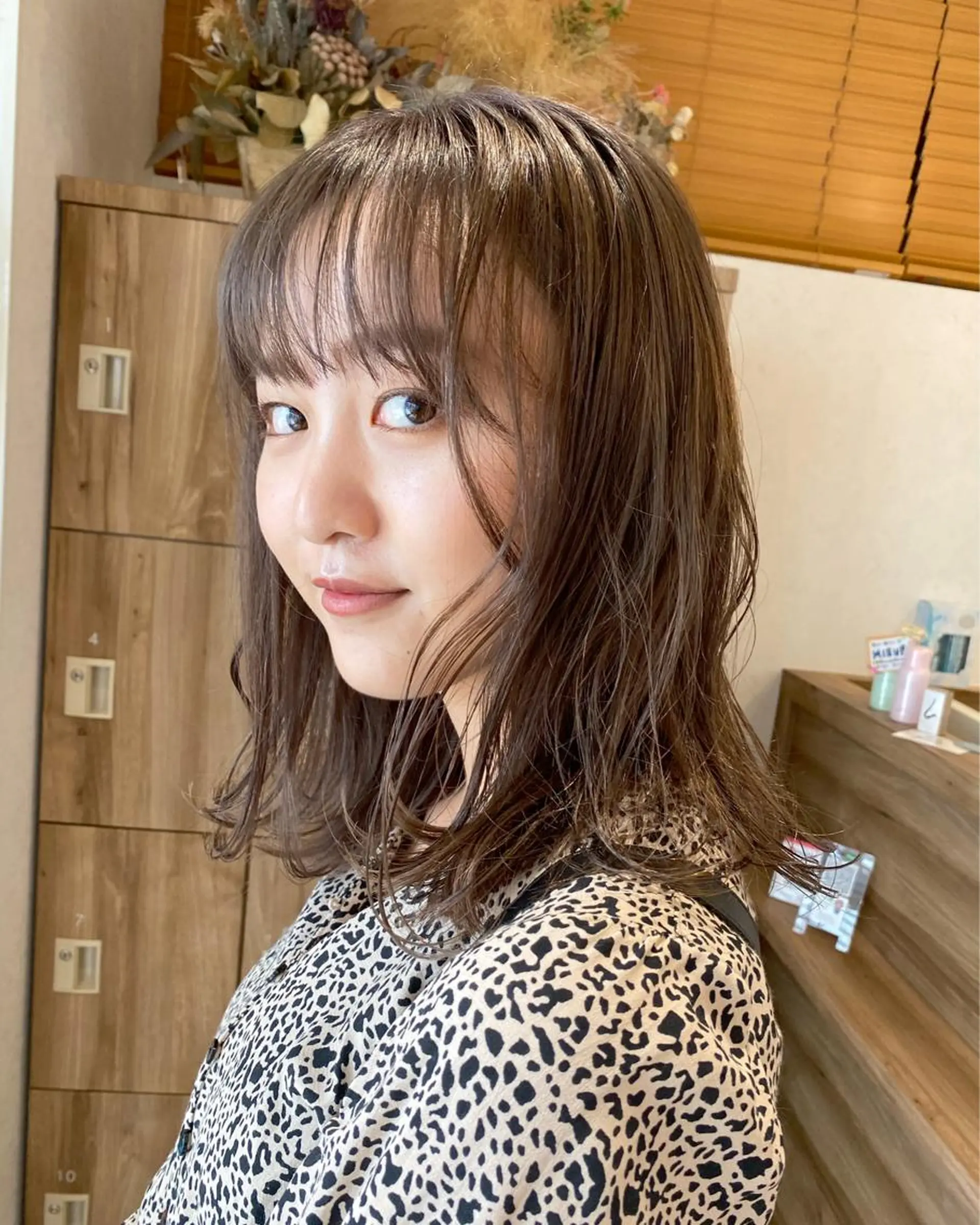 セミロング カラー ヘアアレンジ ヘアカラー トリートメント ヘッドスパ パーマ指名No1 /namiのヘアスタイル