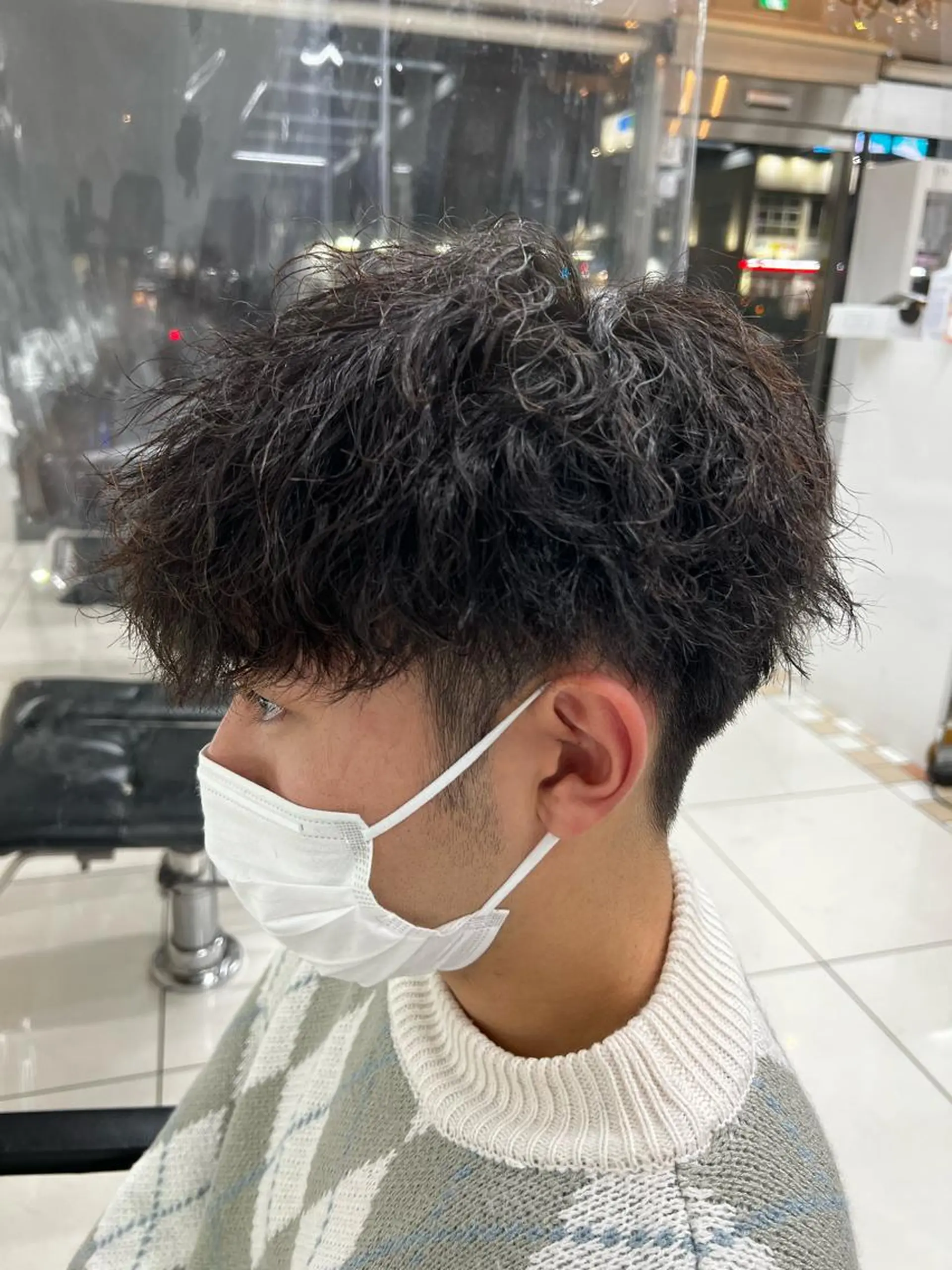 パーマ メンズ メンズパーマ カット パーマ 髪質改善美容室bokuno町田店所属・メンズ&髪質改善縮毛 矯正【平山🔥拓哉】のヘアスタイル