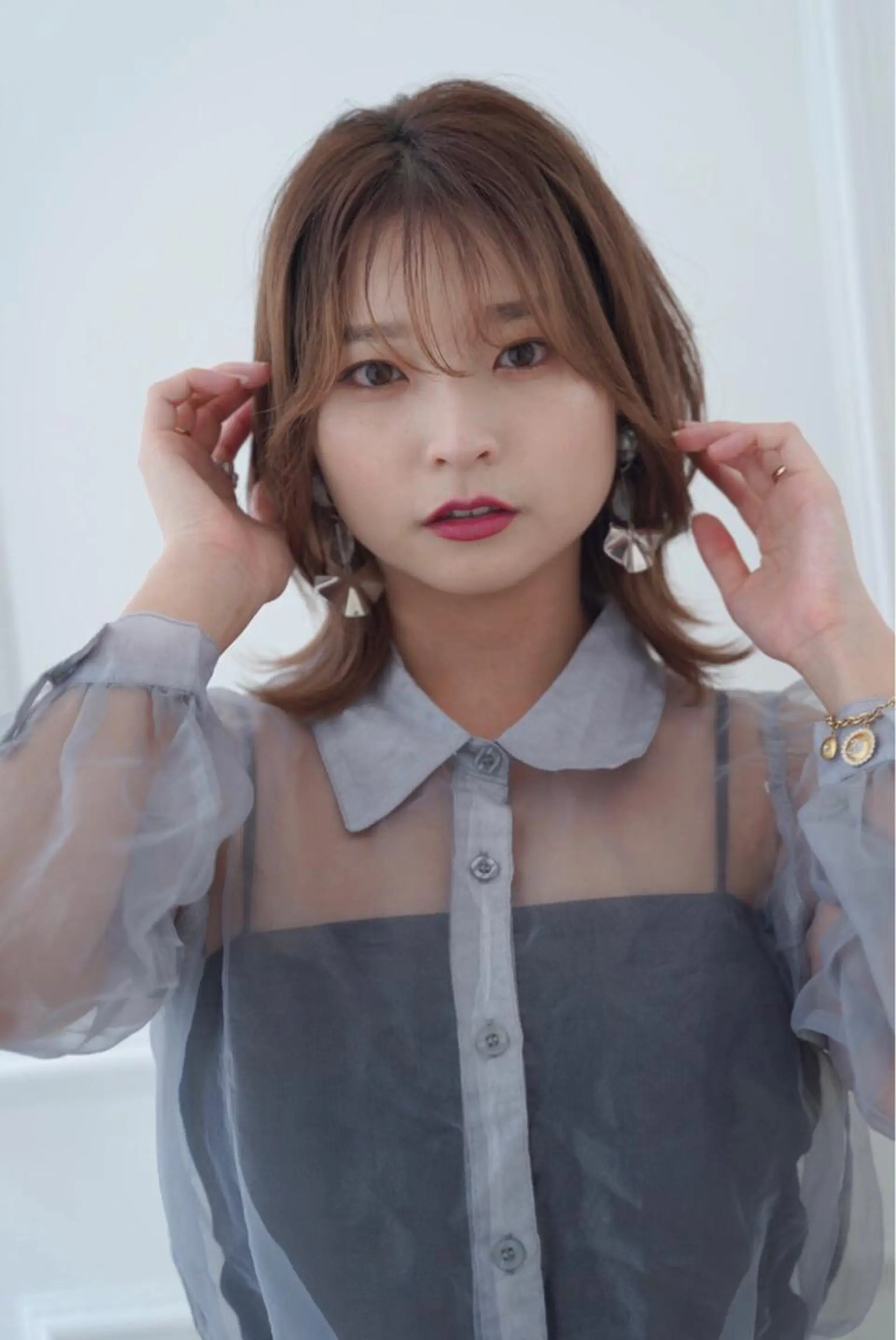 ミディアム 顔まわりレイヤー レイヤーカット ウルフカット ウルフレイヤー レイヤー⭐️カラー ⭐️平川雅史のヘアスタイル