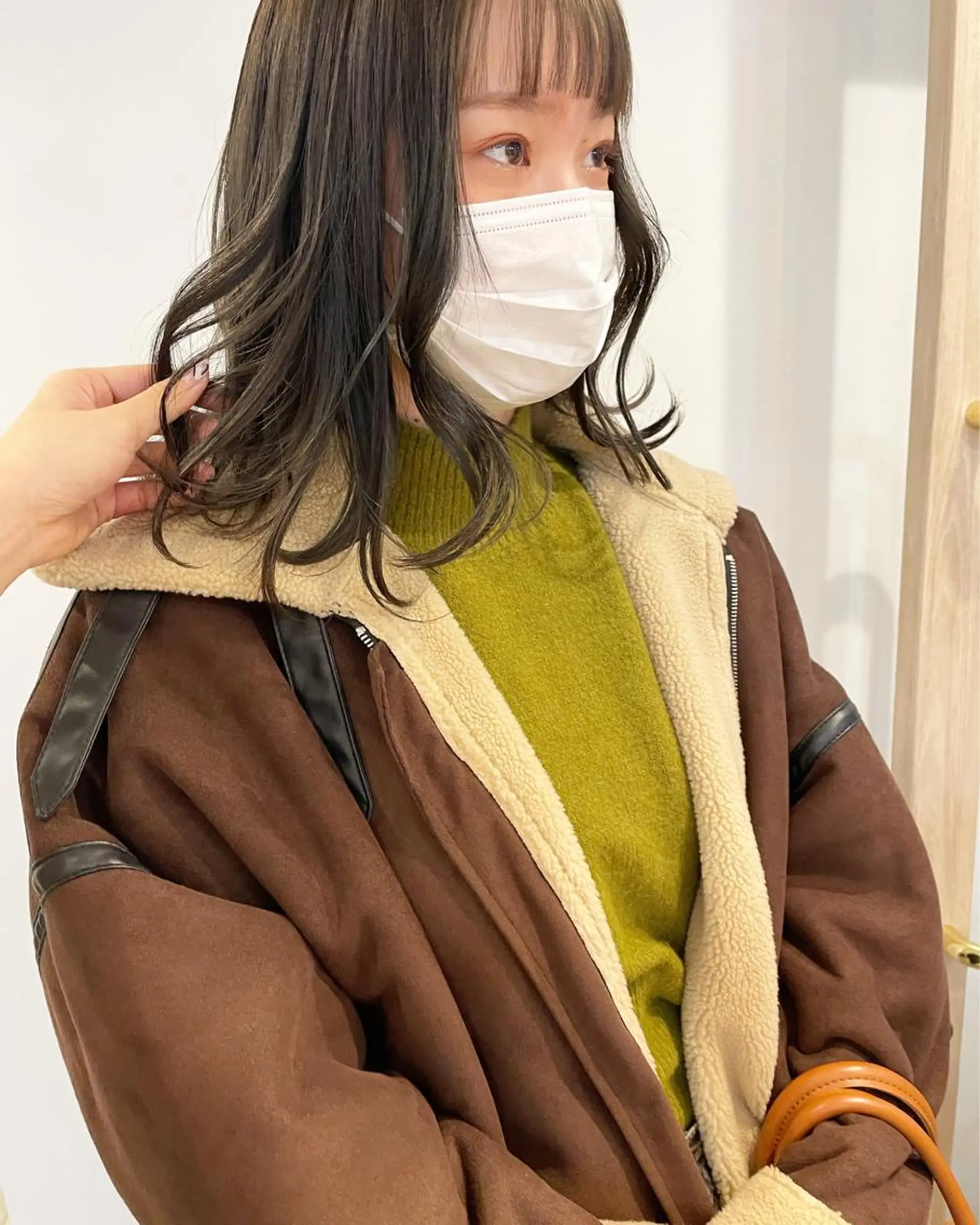 ミディアム カラー 佐藤 永夏のヘアスタイル