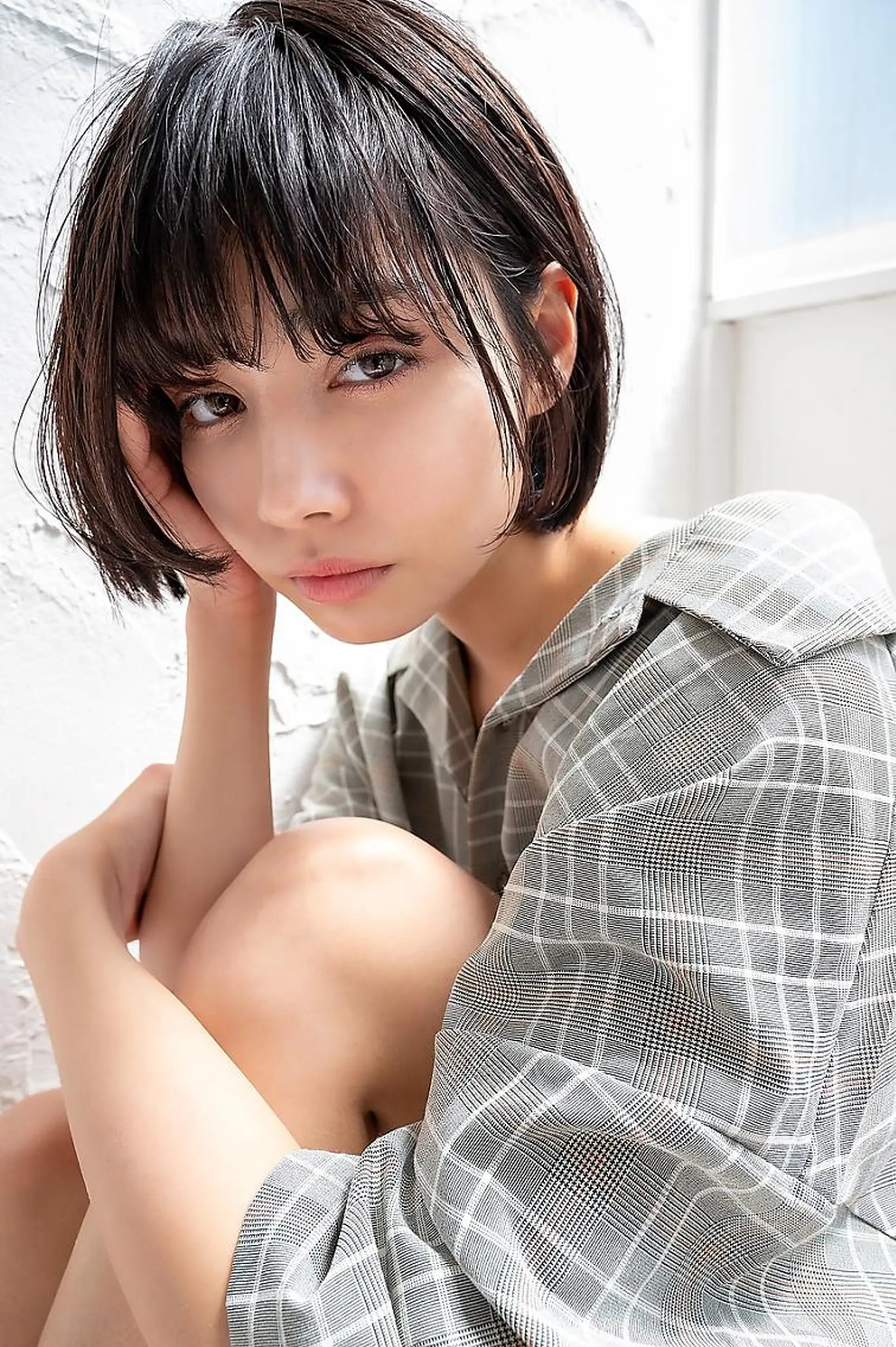 ミディアム ANGELICA 吉川智昭のヘアスタイル