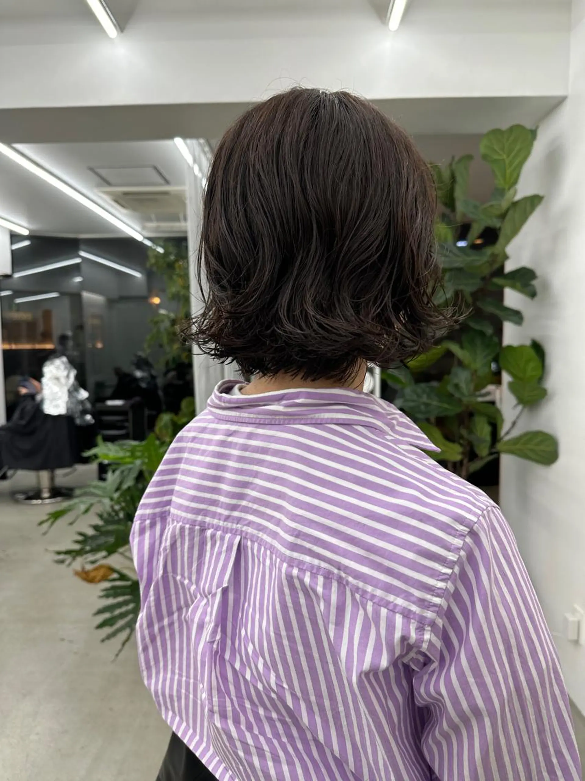 ショート パーマ カット パーマ トリートメント ボブ/レイヤー/ケア パーマ/リュウタのヘアスタイル