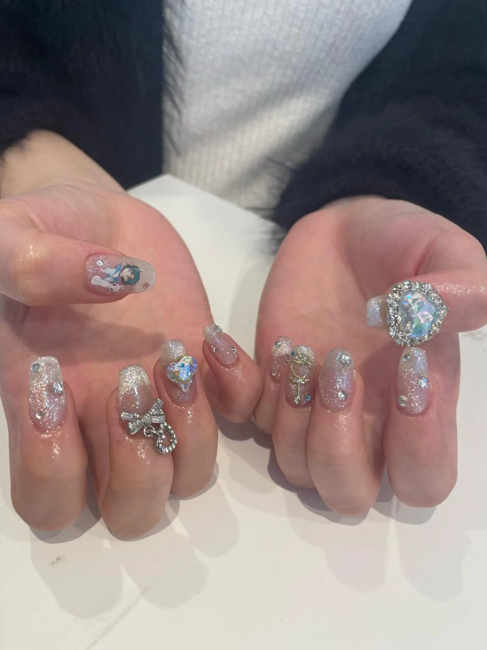 ネイル 束感まつ毛/ネイル/ LED♥KIRARAのマツエク・マツパデザイン