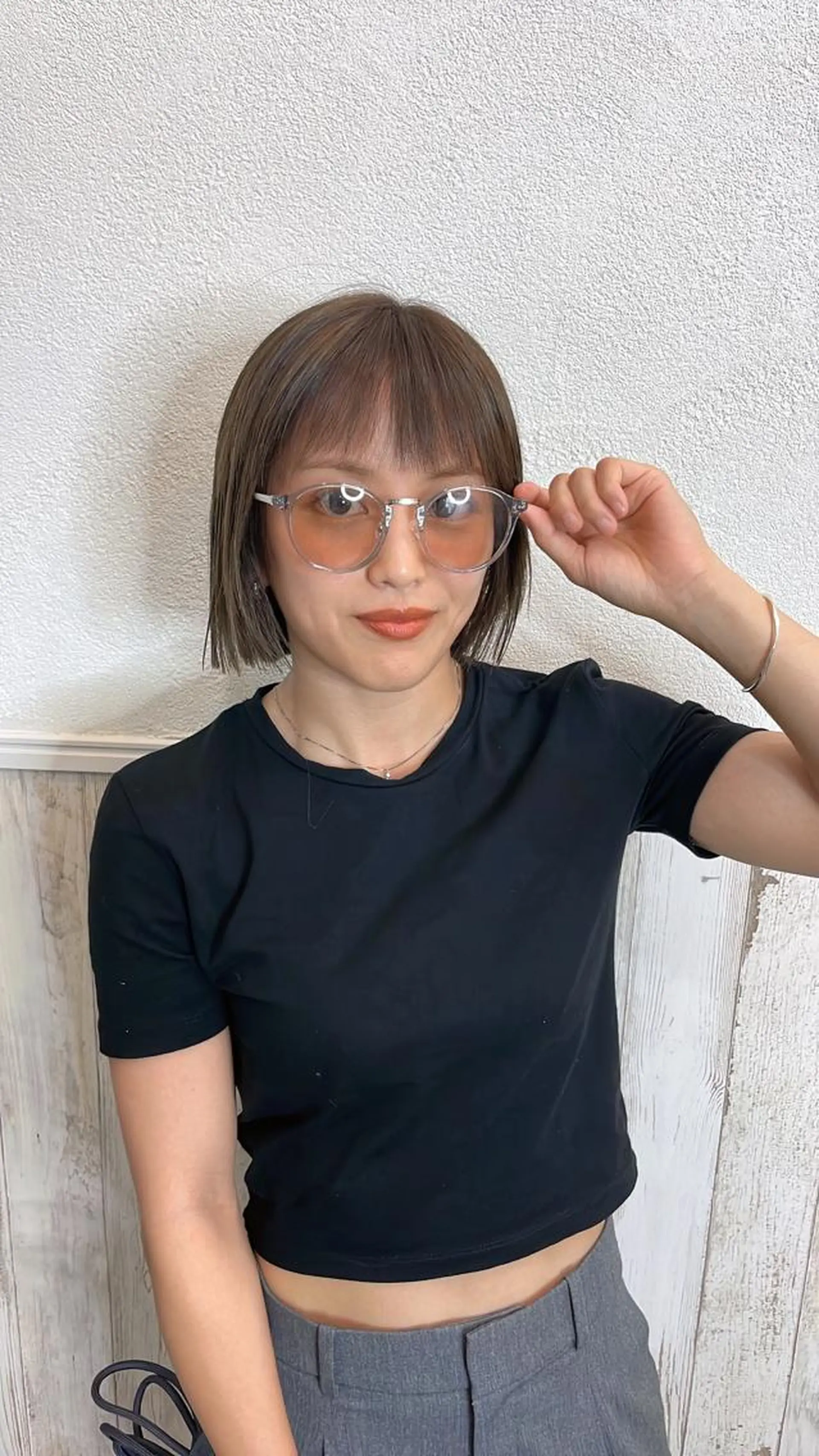 ショート カット ヘアカラー トリートメント 🐆アンドウ チカコ🦓のヘアスタイル