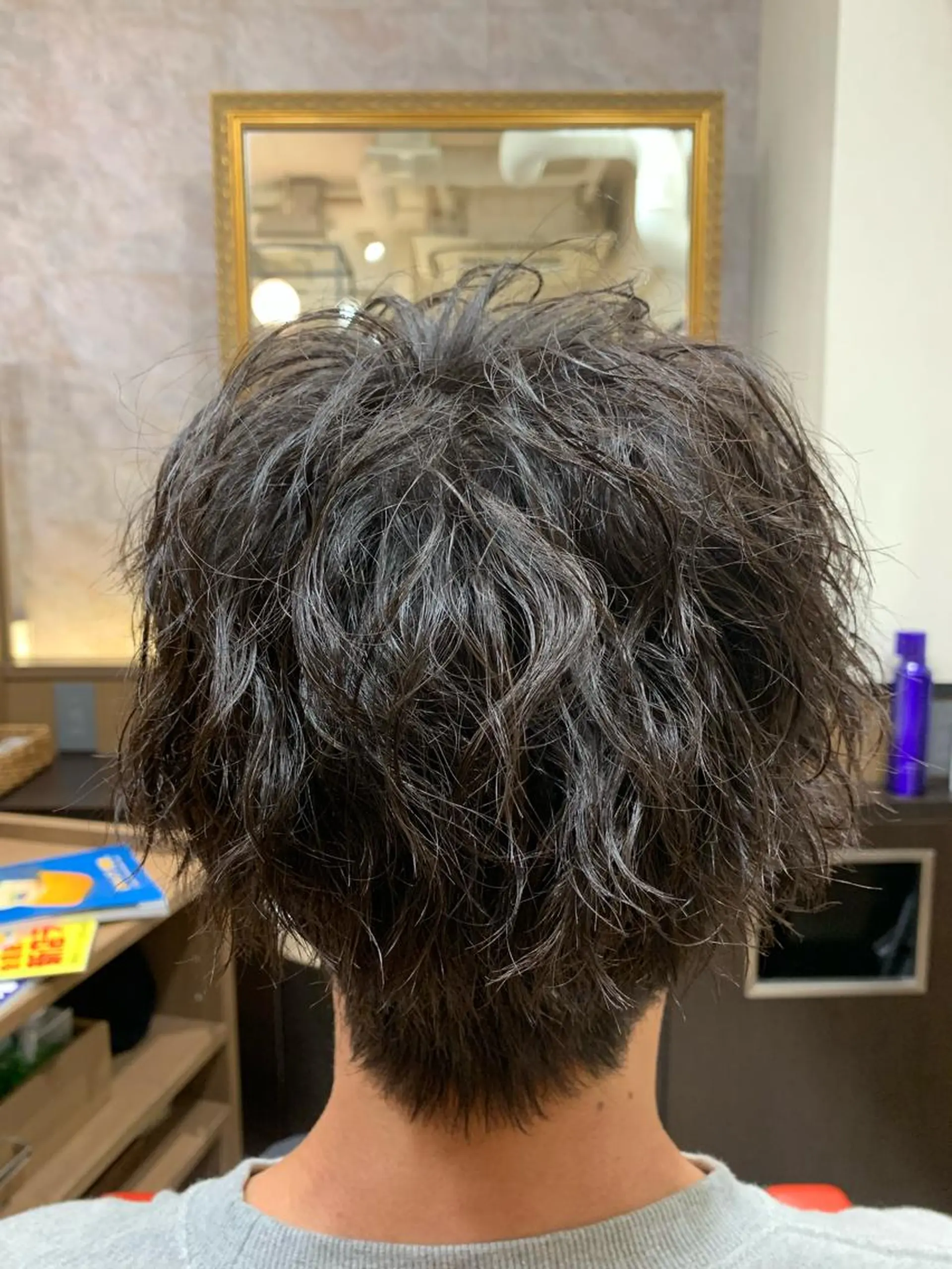 ミディアム パーマ メンズ mod's hair men所属・モッズヘアメン 我喜屋秀人のヘアスタイル