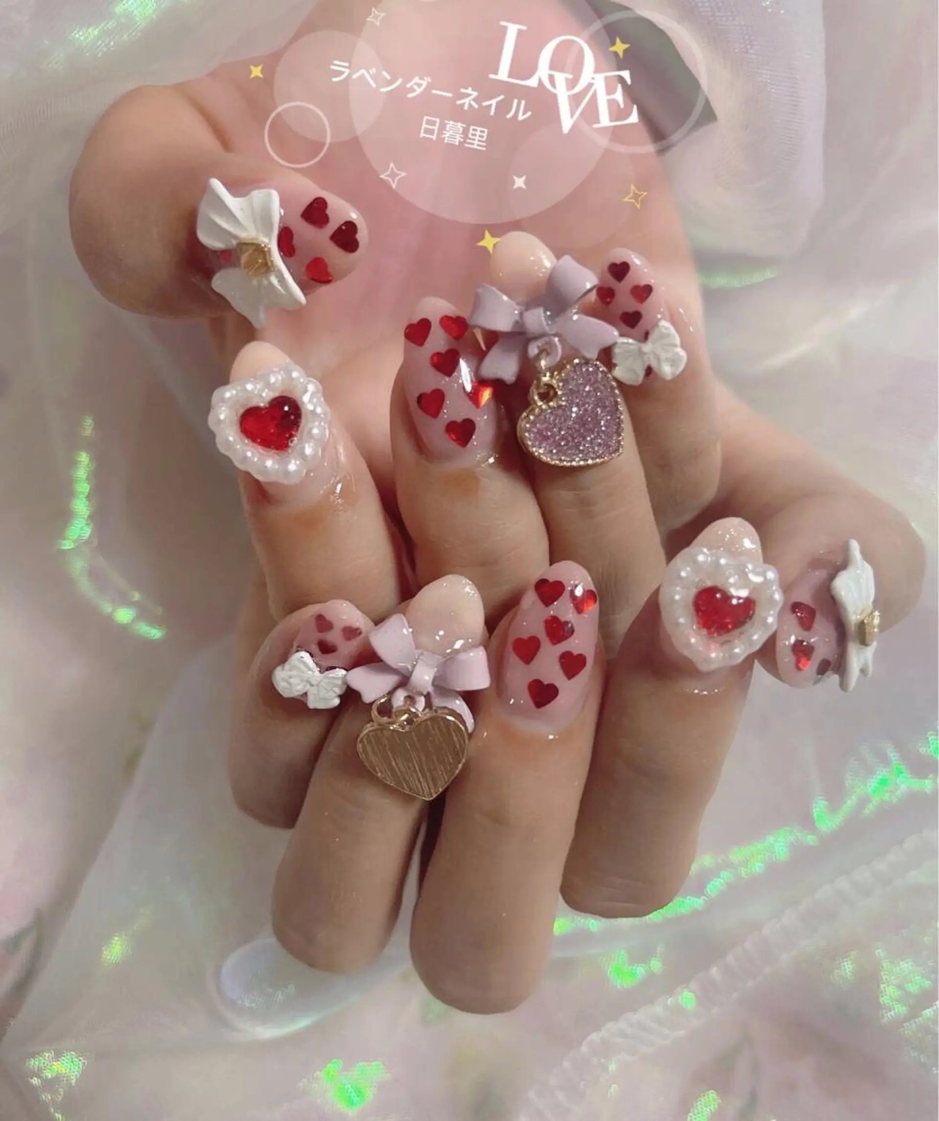 ネイル ラベンダー💖日暮里 ルル💖ネイルのネイルデザイン