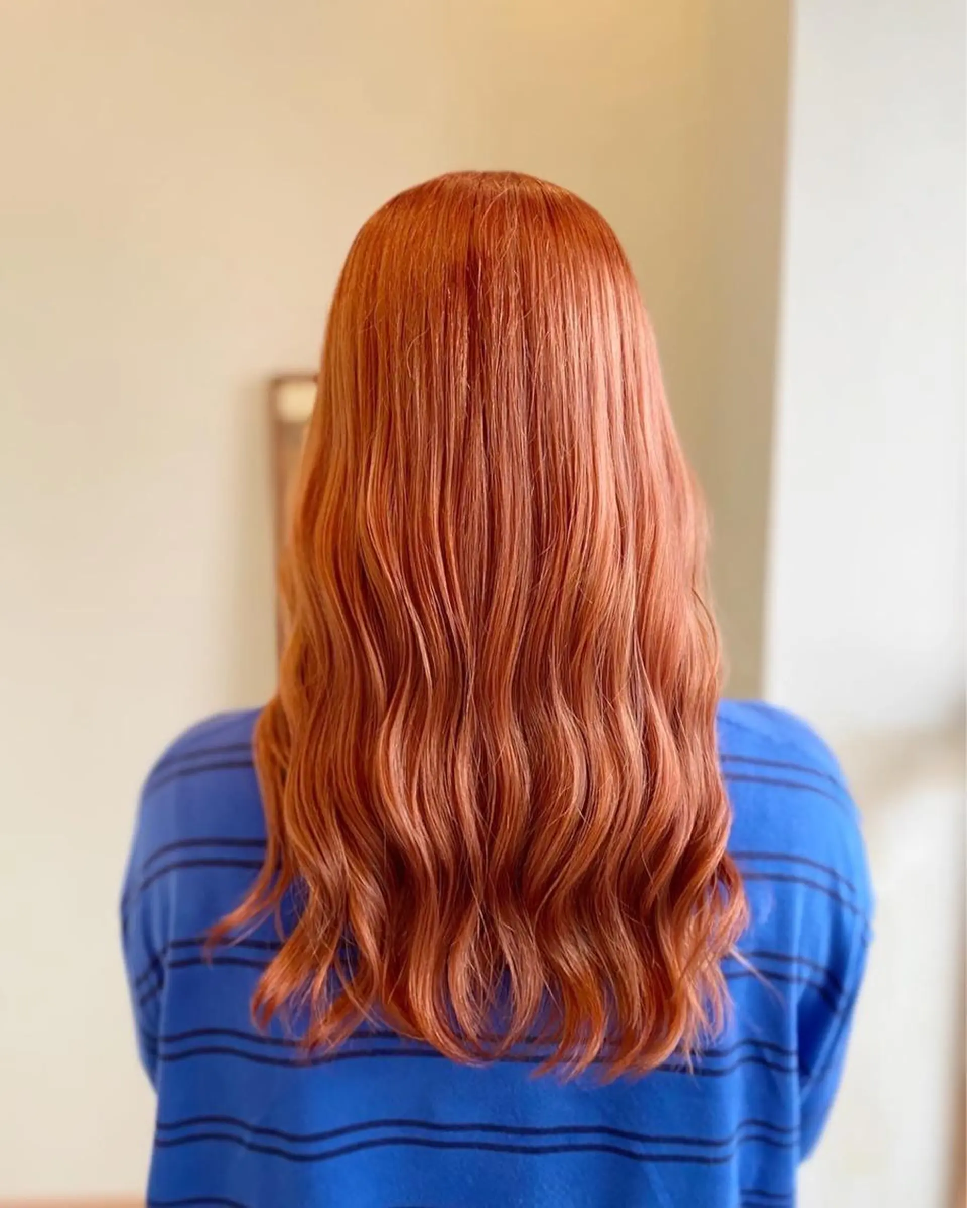 カラー オレンジ カット ヘアカラー トリートメント NUMBER 天王寺YUYAのヘアスタイル