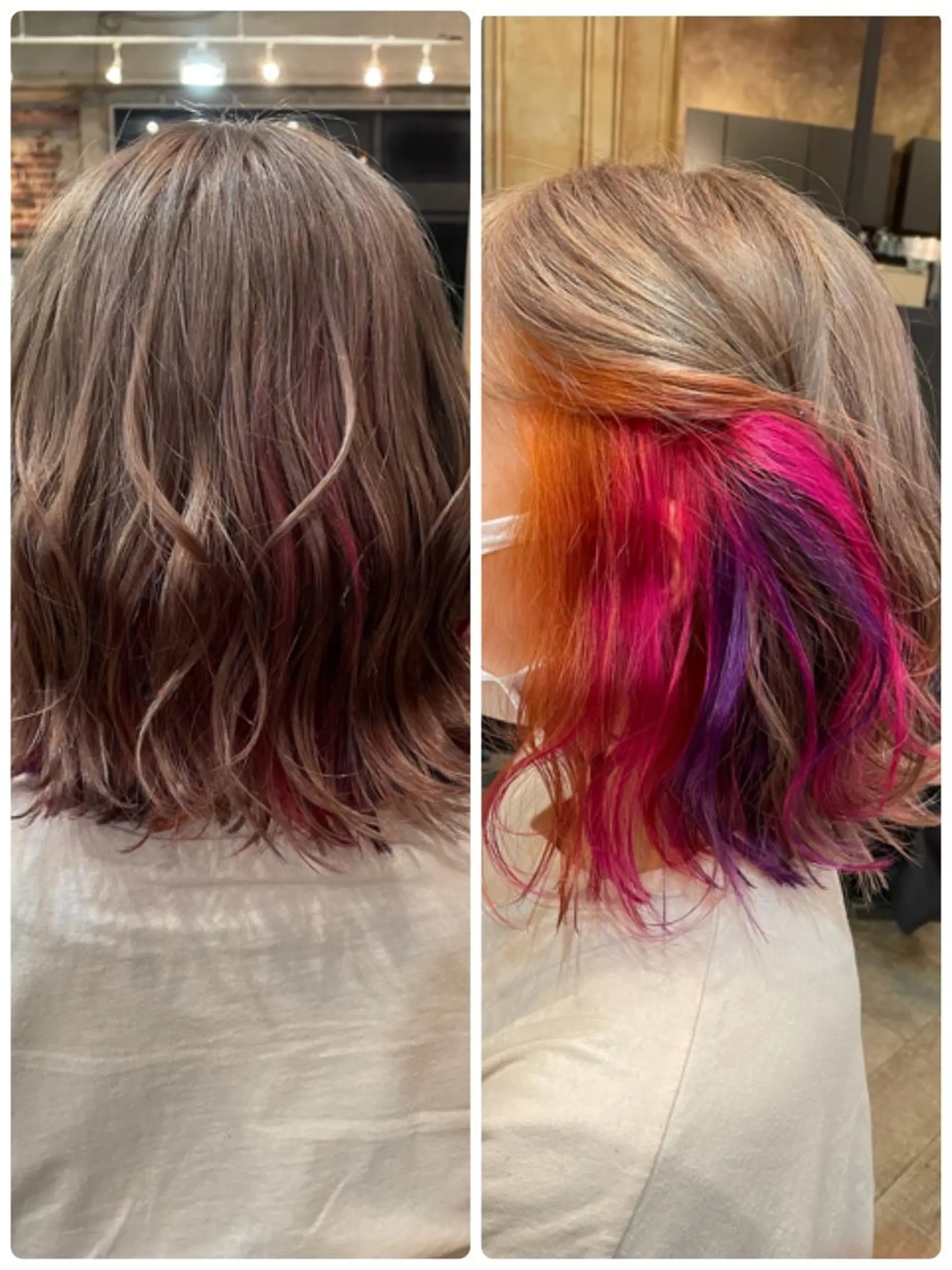 ミディアム カラー 藤木 雅俊のヘアスタイル