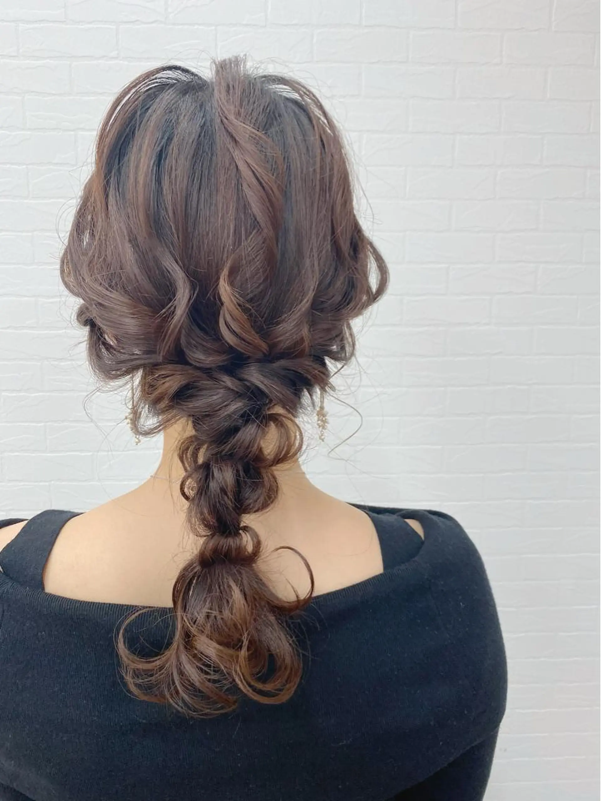 セミロング ヘアアレンジ ヘアセット GRANLUSSO 〜グランルッソ駅前店所属・木口 嘉美のヘアスタイル