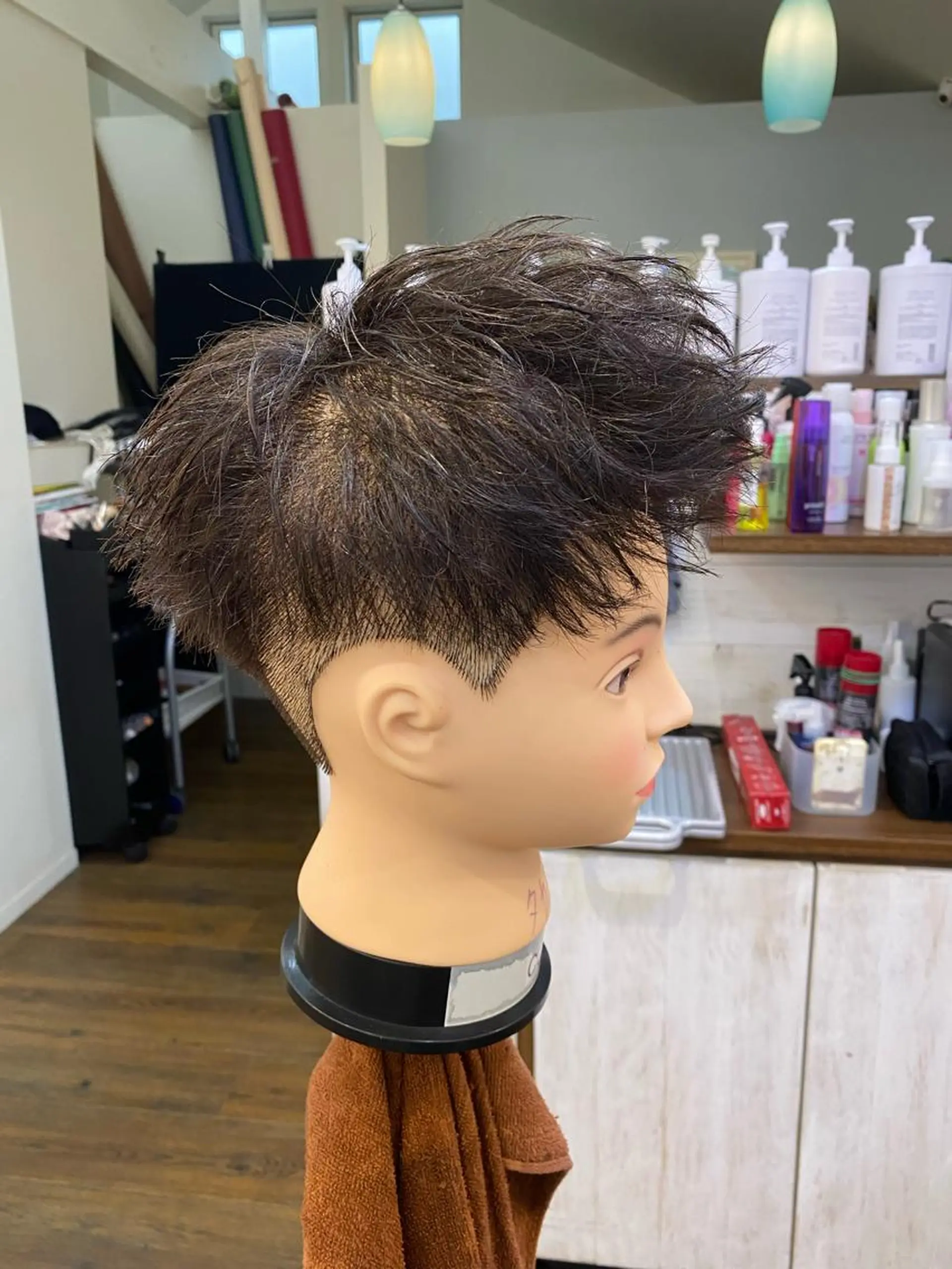 ショート メンズ マッシュ メンズベリーショート ベリーショート ショートヘア シンセティックヘアーデザイン所属・高須 未紀也のヘアスタイル