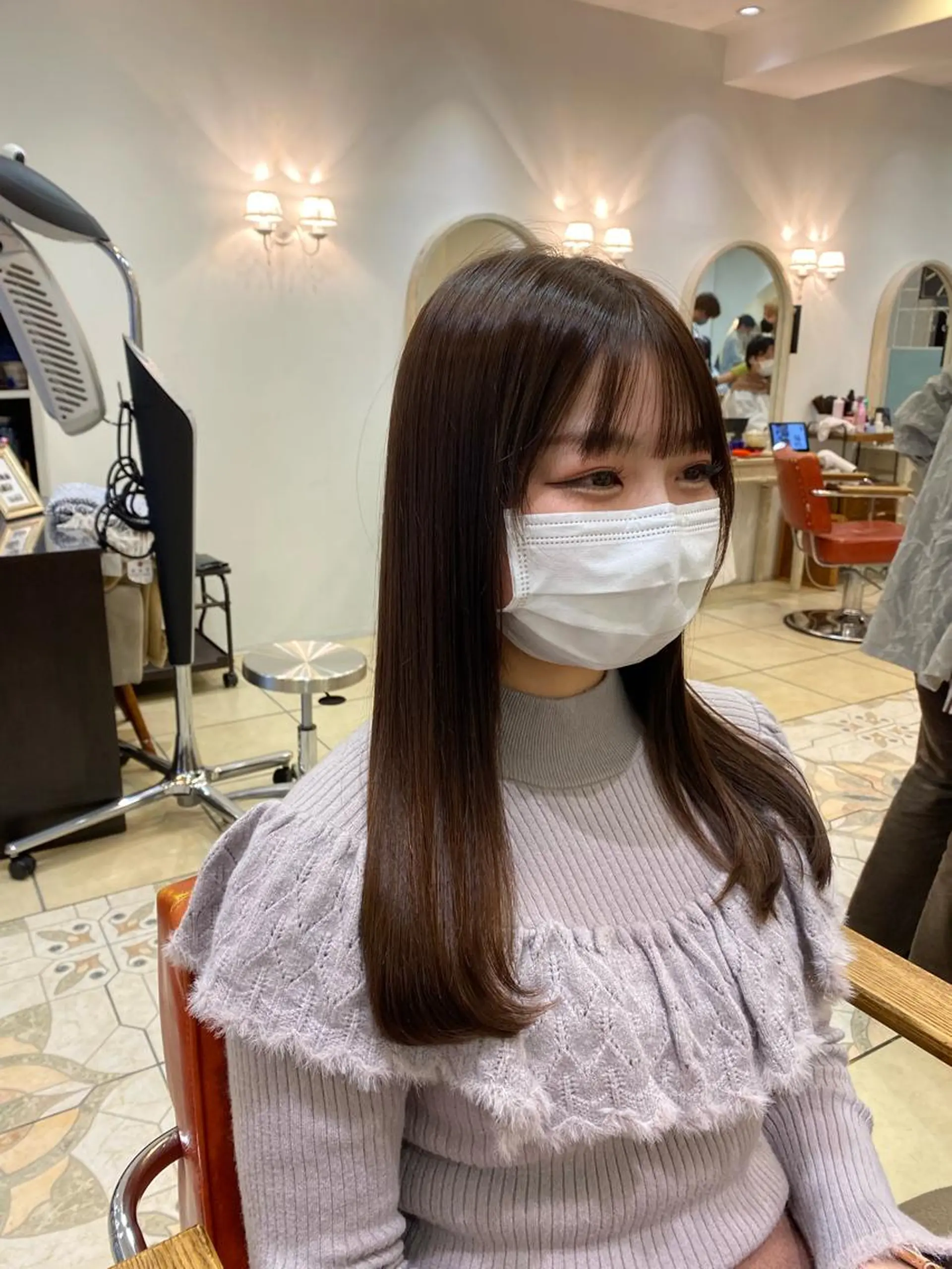 ロング パーマ ウルフ/レイヤー /パーマ　ナユタのヘアスタイル