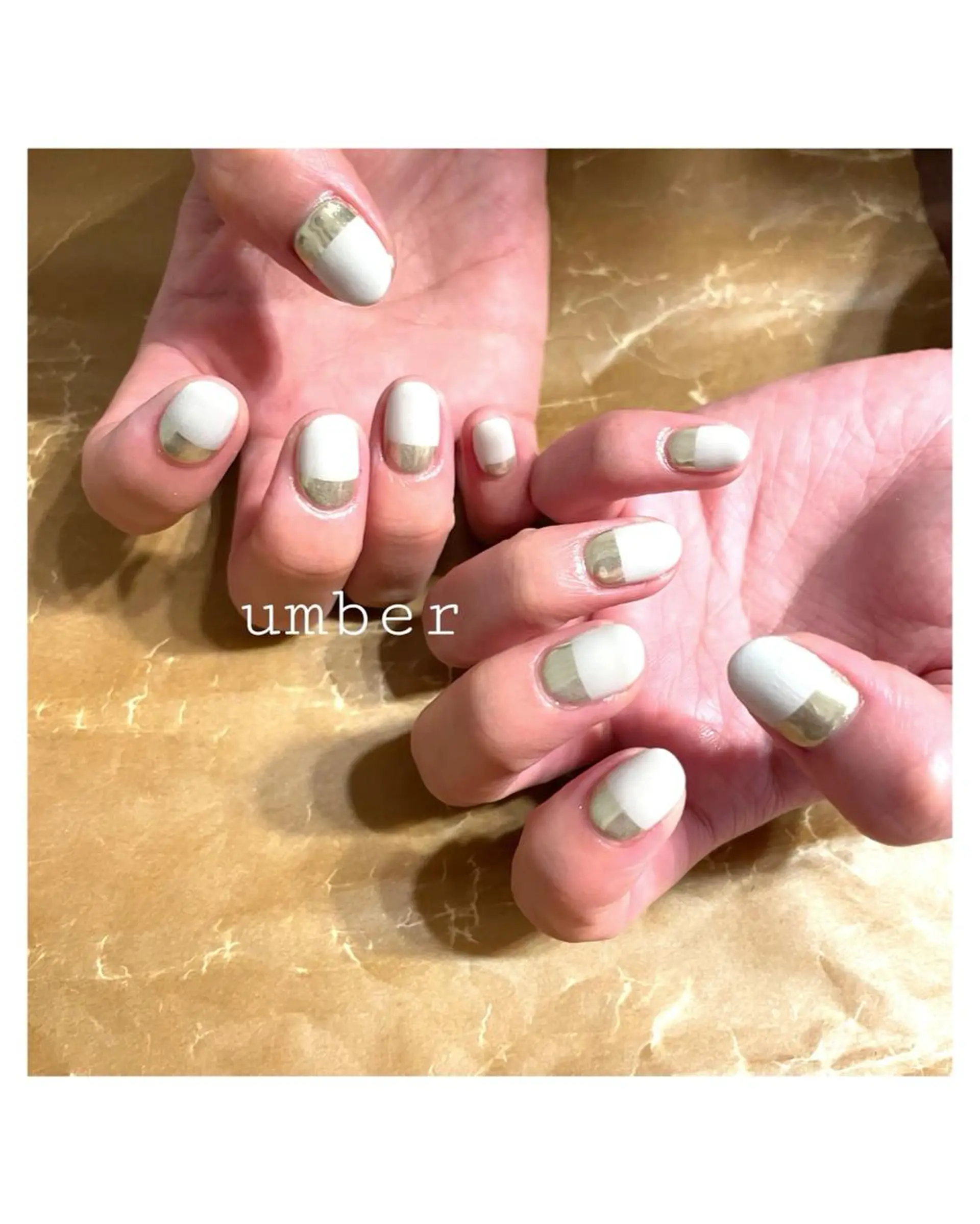 ネイル クリアネイル フラッシュネイル フットネイル フレンチネイル マグネットネイル ハンドネイル umber 三茶1分のネイルデザイン