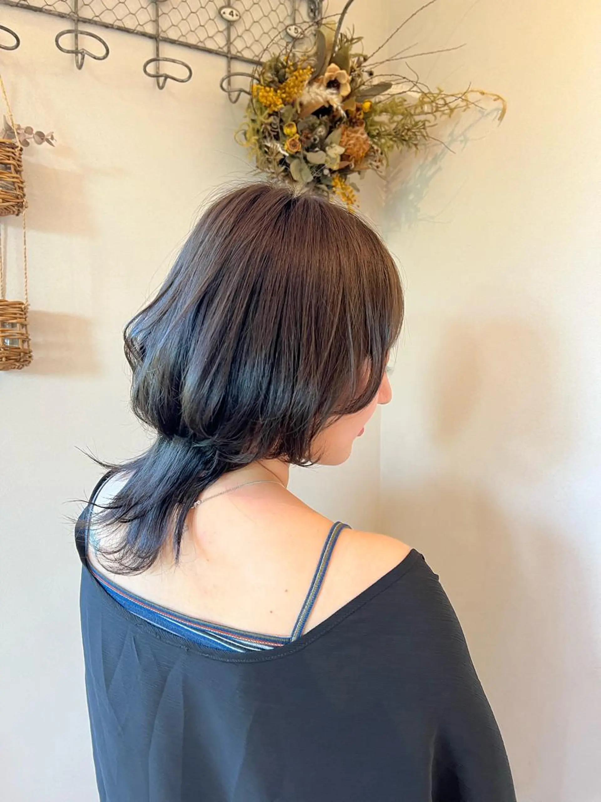 カラー amiehairroom所属・むらたナチュラルパー マ🌀透明感カラーのヘアスタイル