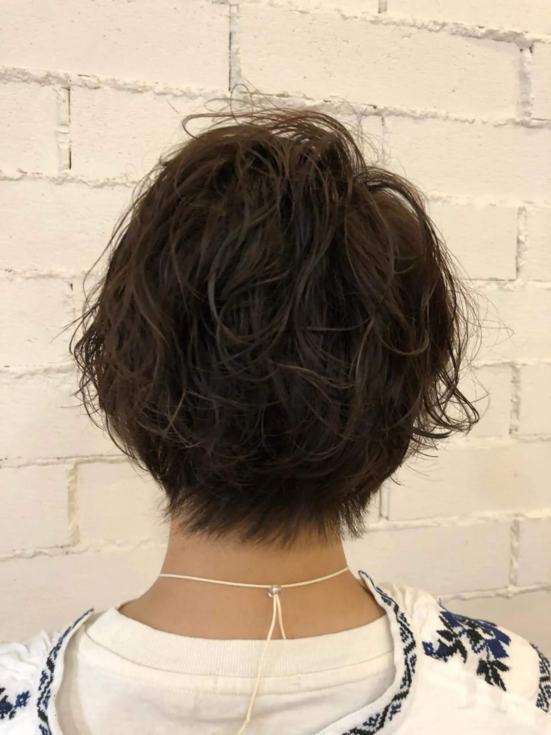 ショート パーマ 口コミ評価4.9⭐︎ カワナベ　マサシのヘアスタイル