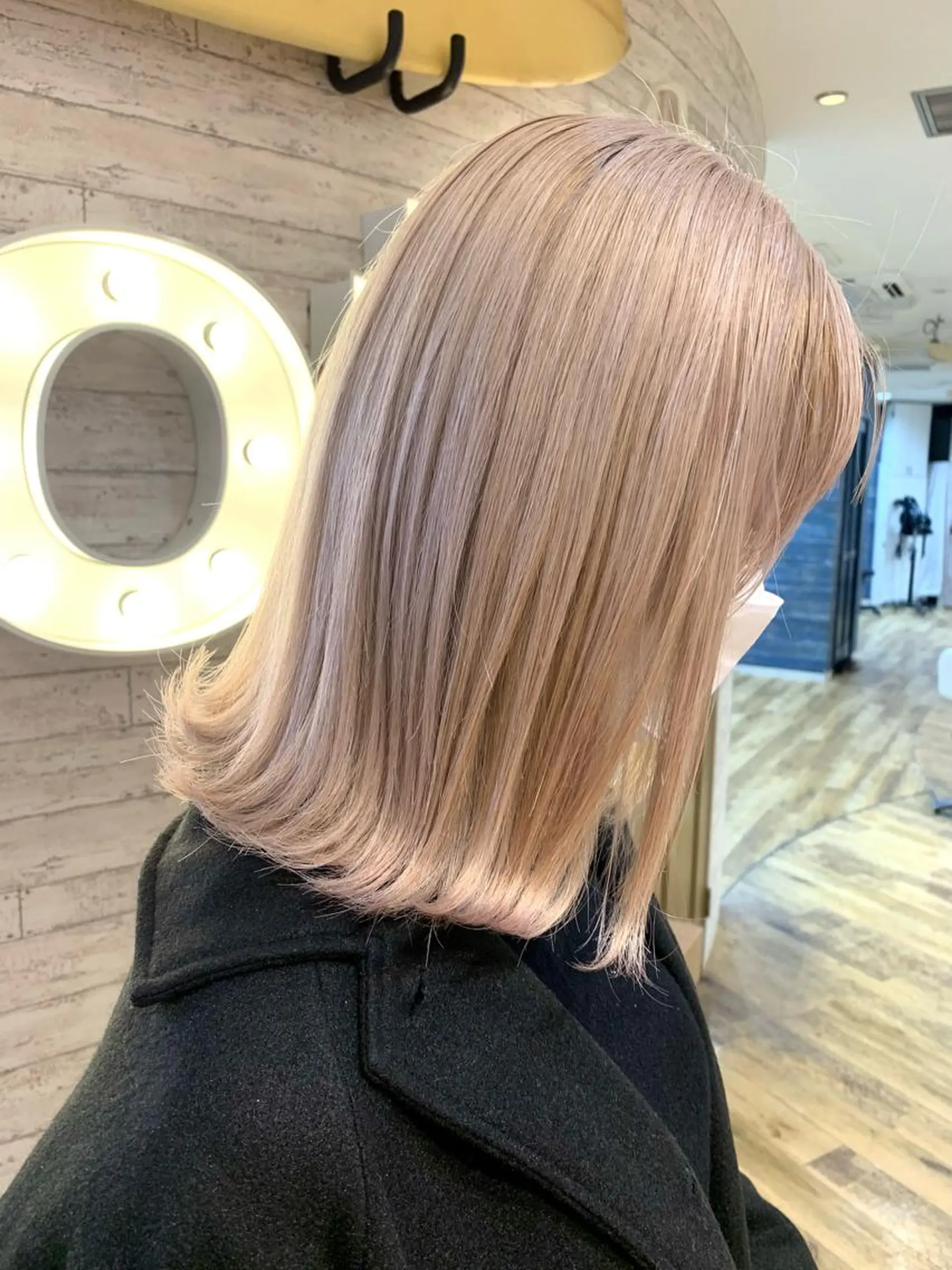 ミディアム カラー ウルフ🐺/ボブ ハイトーン🌈/増田のヘアスタイル