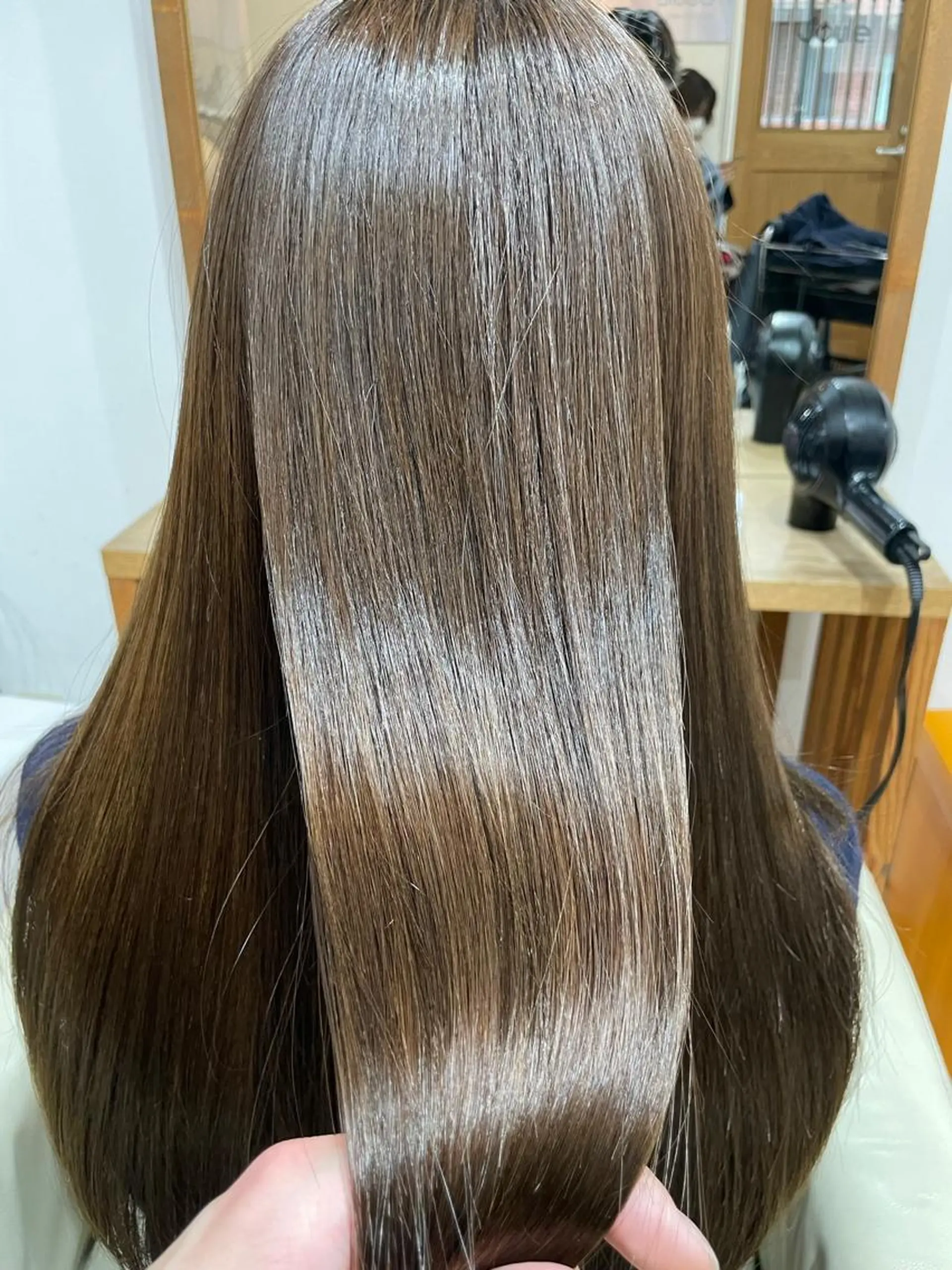 ロング パーマ カット 縮毛矯正 トリートメント 平 一裕のヘアスタイル