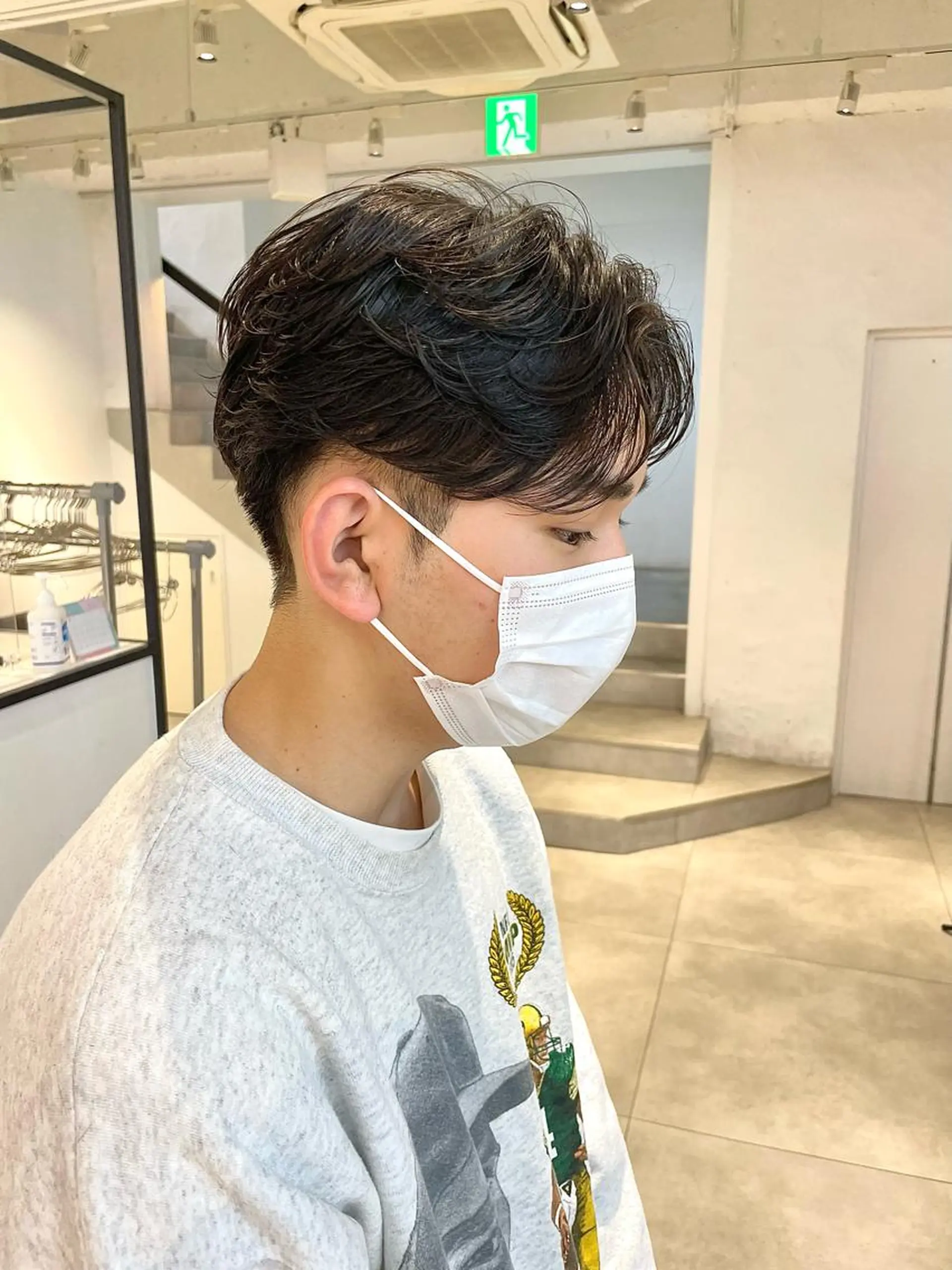 ショート パーマ メンズ カット パーマ 🇰🇷カルマパーマ kaito🇰🇷のヘアスタイル