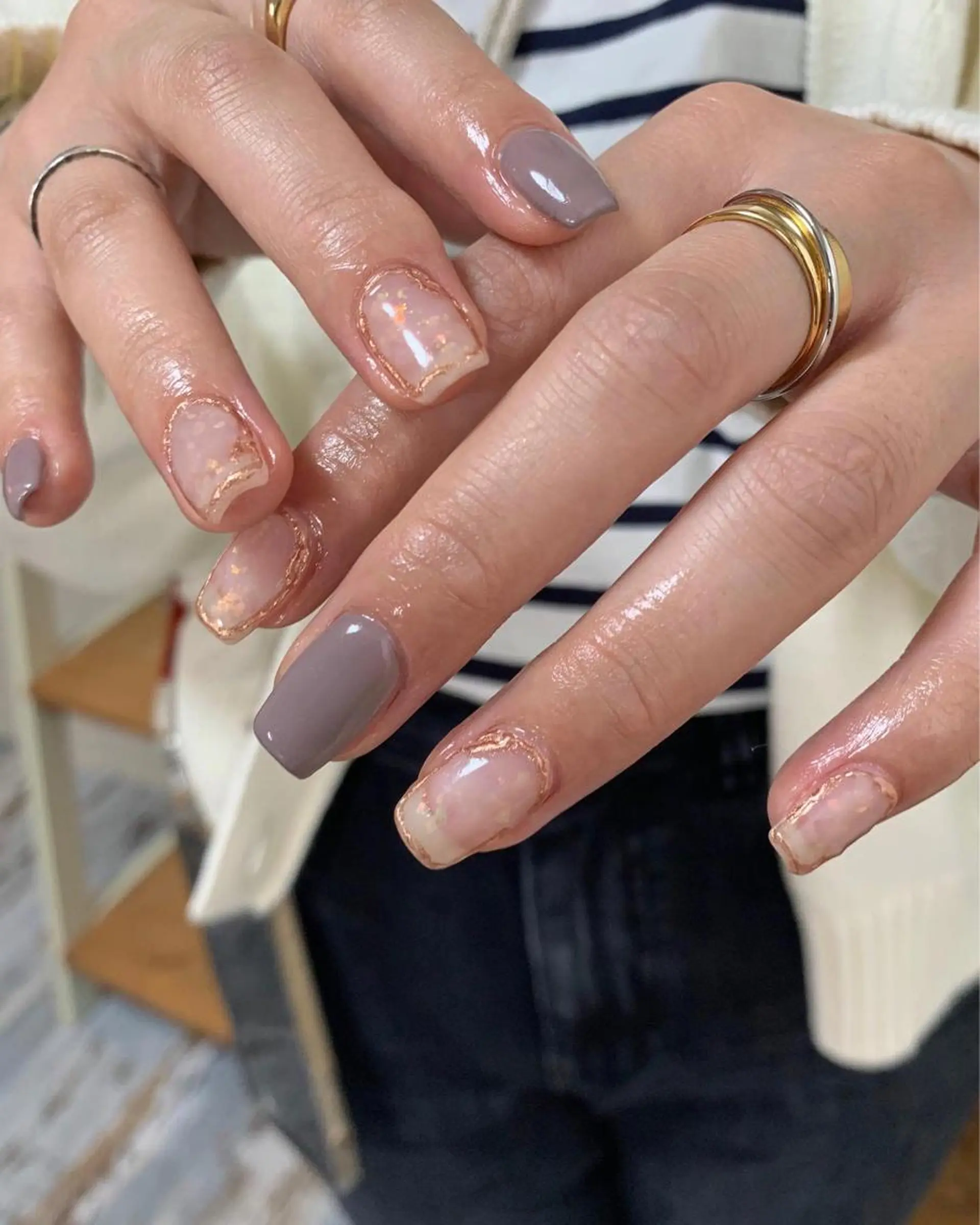 ネイル ハンドネイル 𝑡𝑖𝑎𝑚𓂃 きむらゆきののネイルデザイン