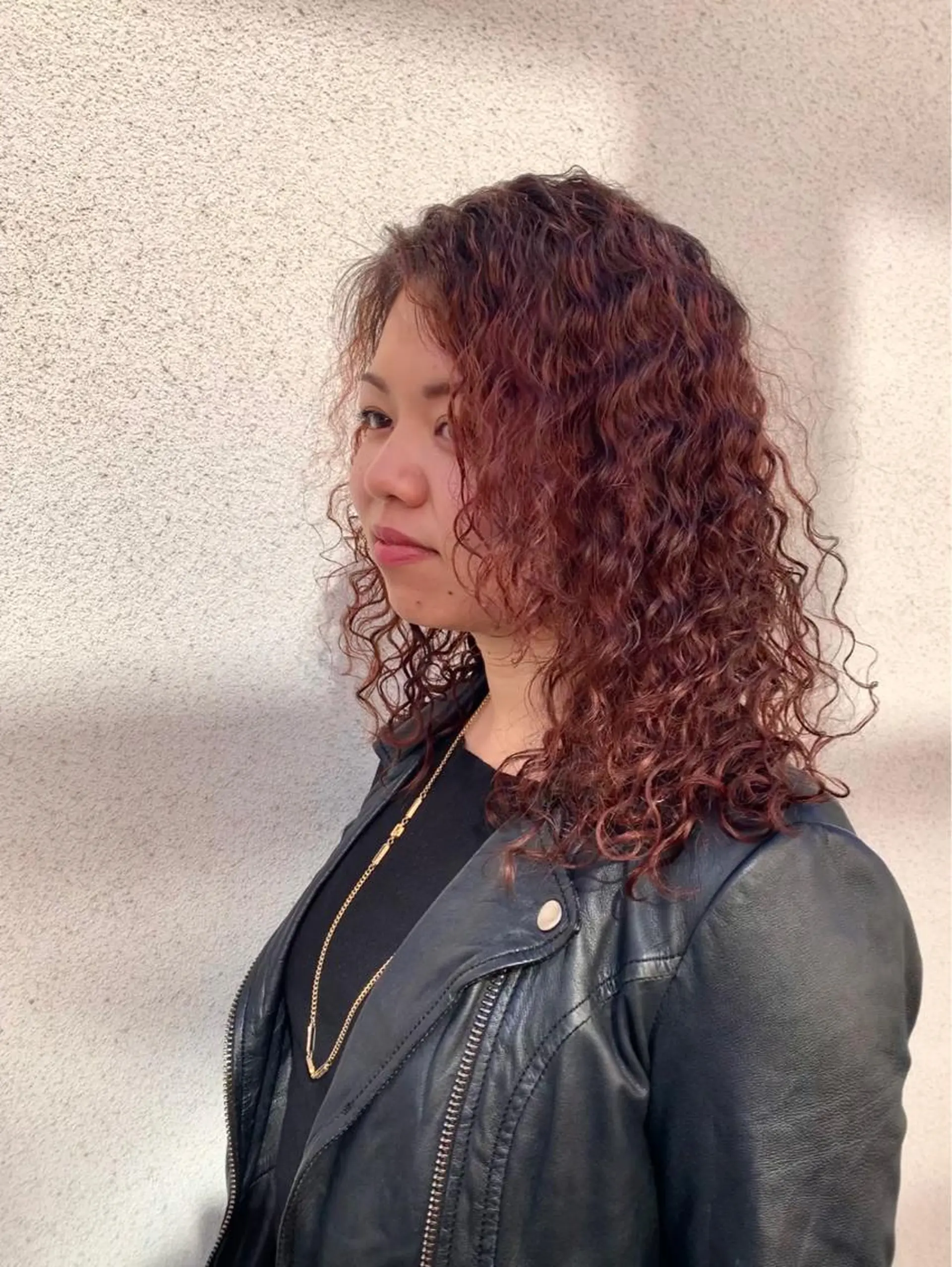 セミロング カット パーマ おおたけ あゆみのヘアスタイル