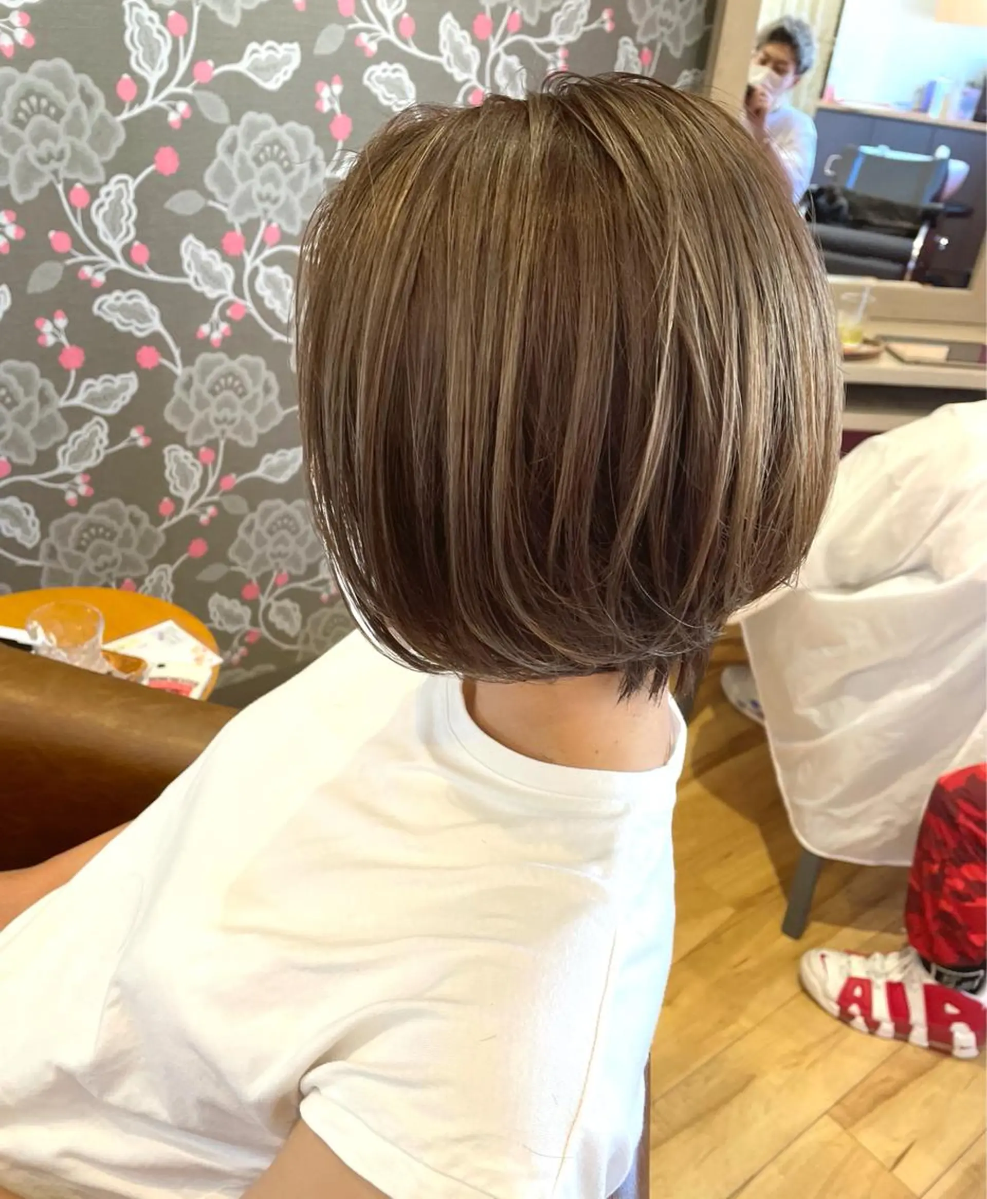 ショート カラー ヘアアレンジ ショートボブ ハイライトカラー ボブ ハイライト ショートヘア カット ヘアカラー トリートメント ヘッドスパ 北九州美容室 🕊️わかな✂︎のヘアスタイル