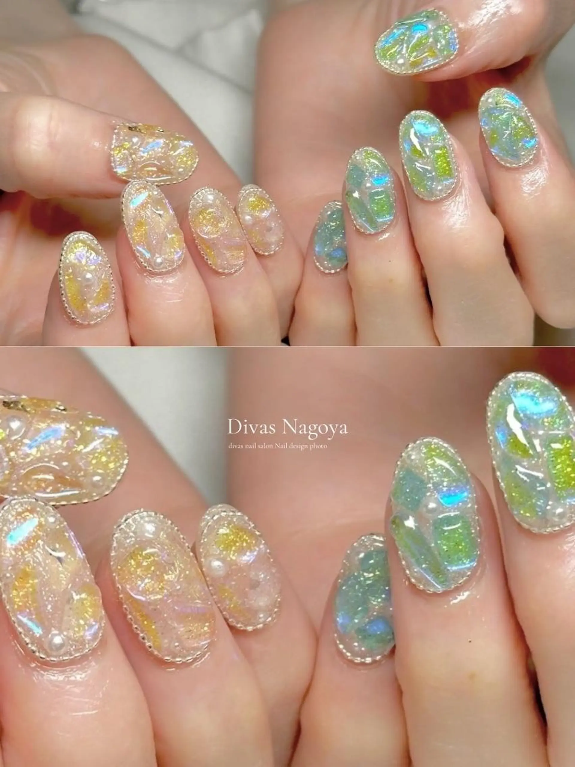 ネイル 長さ出し ジェルネイル 韓国ネイル マグネットネイル 持ち込み 🎀Sakae D.d nail🎀のネイルデザイン