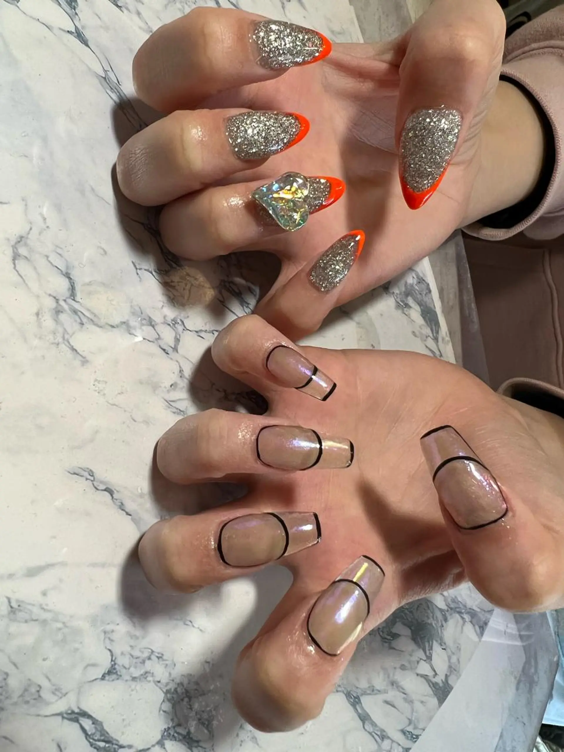 ネイル ハンドネイル 星 亜也加のネイルデザイン