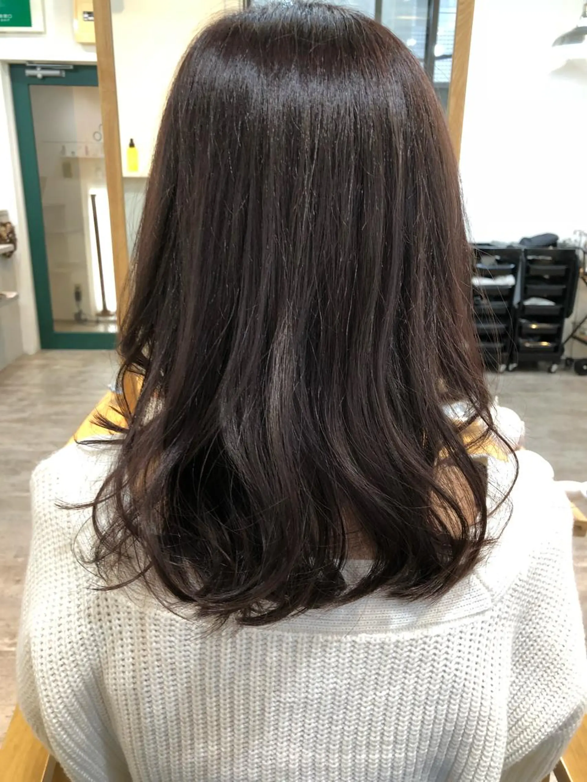 セミロング カラー ヘアアレンジ 佐々木 政徳のヘアスタイル