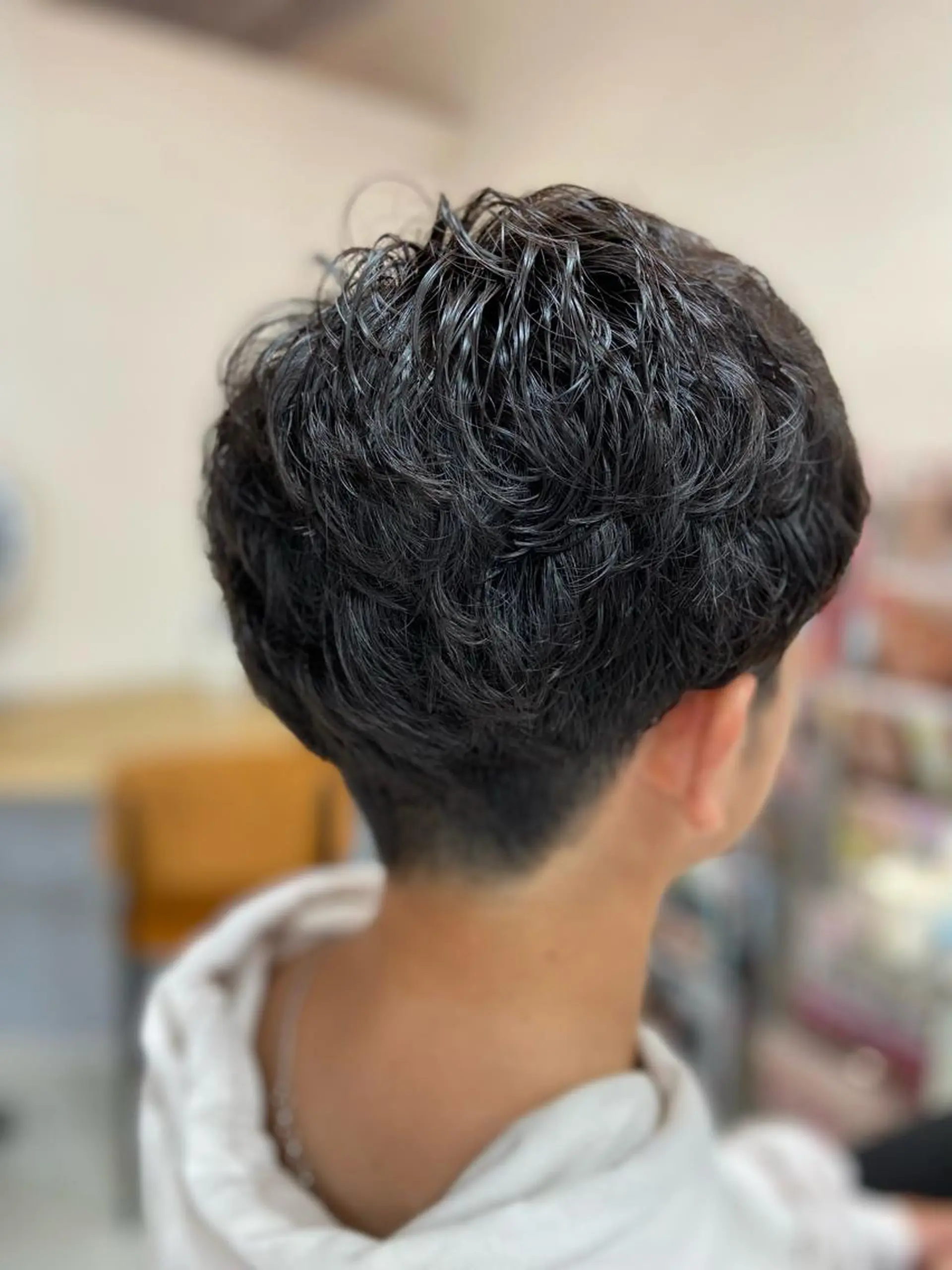 パーマ メンズ マッシュ メンズパーマ カット パーマ 菊地 美憂のヘアスタイル