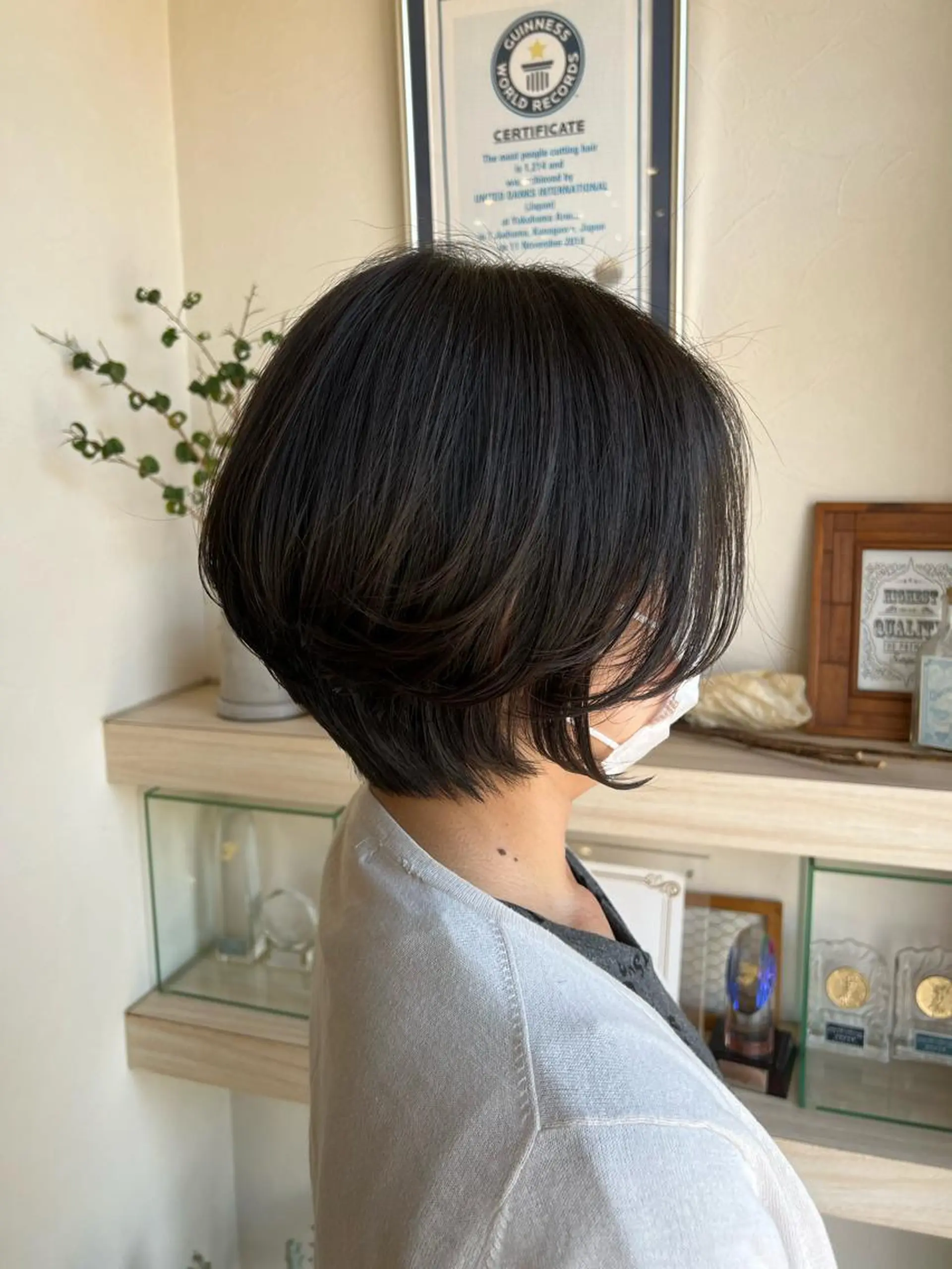 ショート オージュアソムリエ 遠藤大河のヘアスタイル