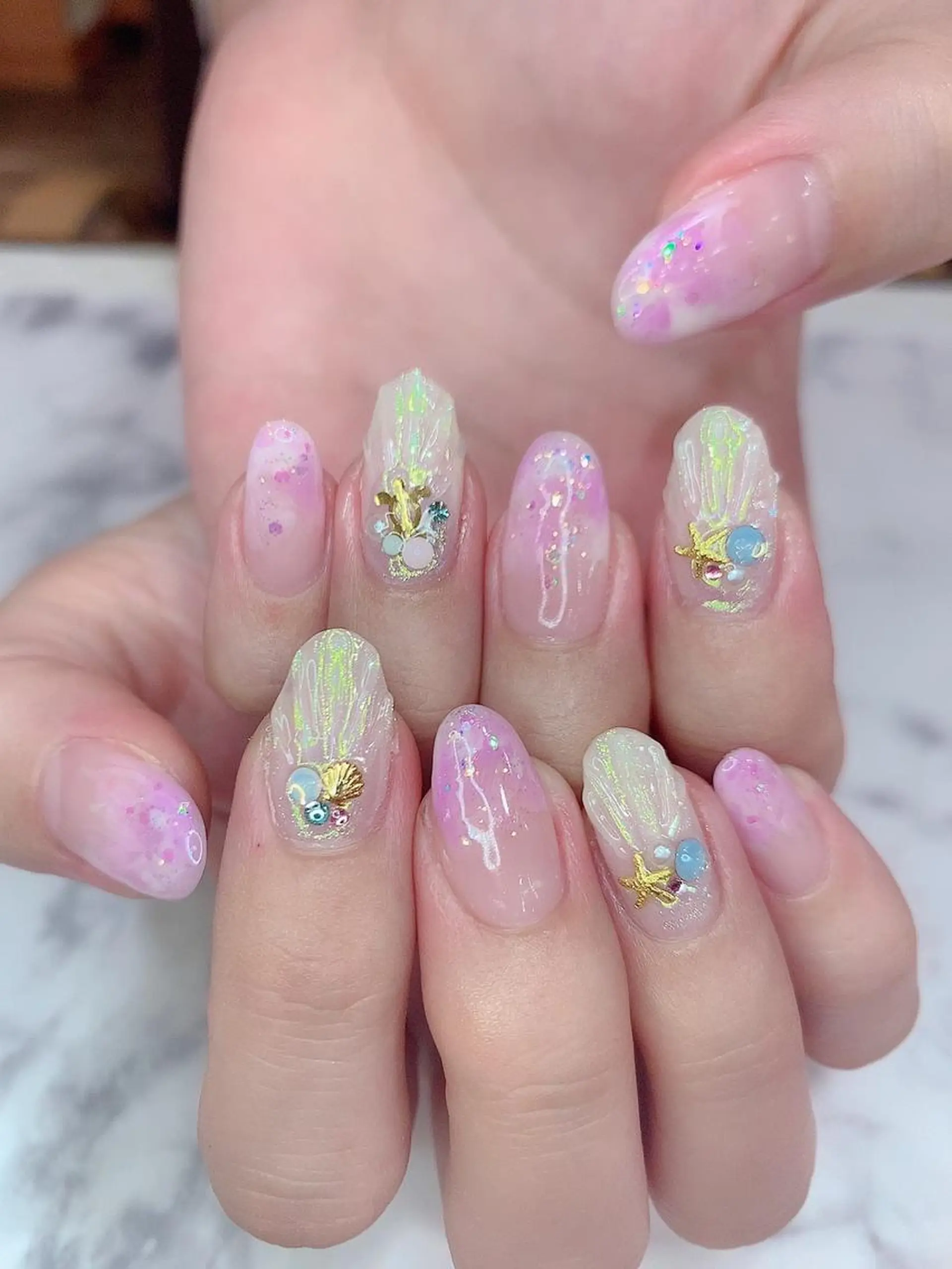 ネイル キラキラネイル 高橋 実和子のマツエク・マツパデザイン