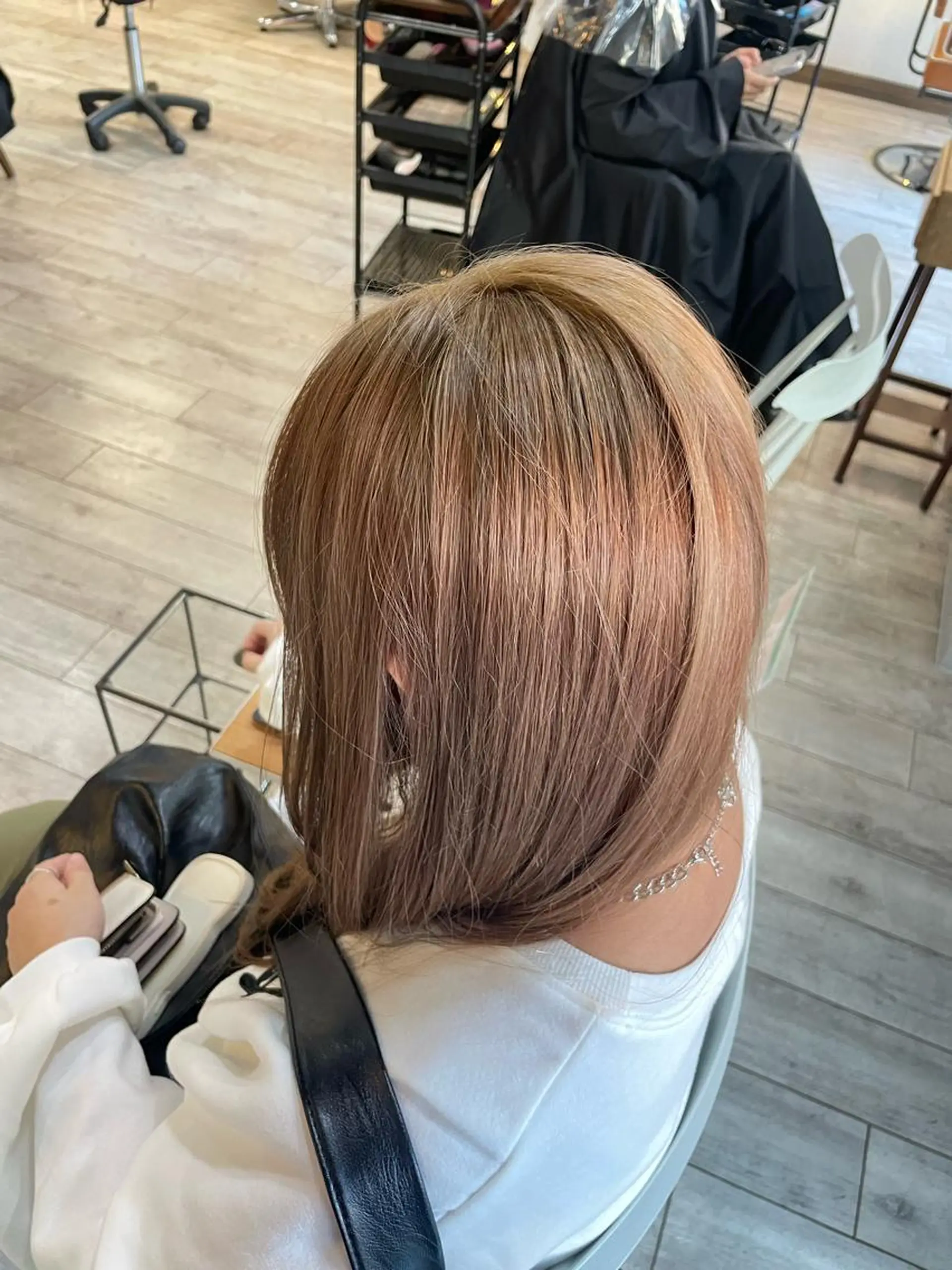 ロング カラー カット ヘアカラー トリートメント 高橋 みく/ minim 暖色のヘアスタイル