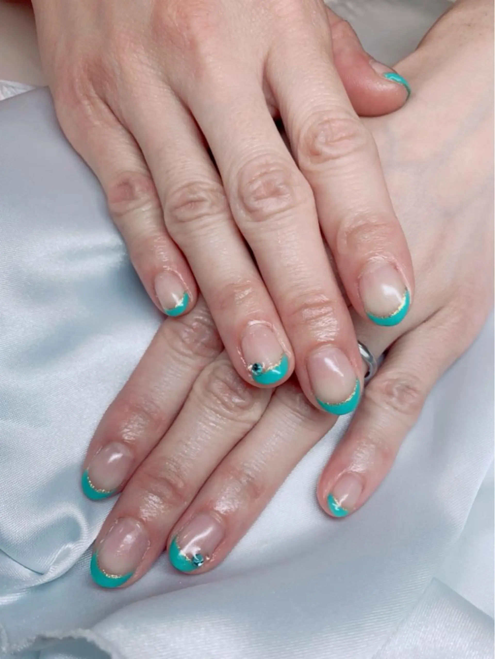 ネイル フレンチネイル ジェルネイル シンプルネイル ハンドネイル T. kayoのネイルデザイン