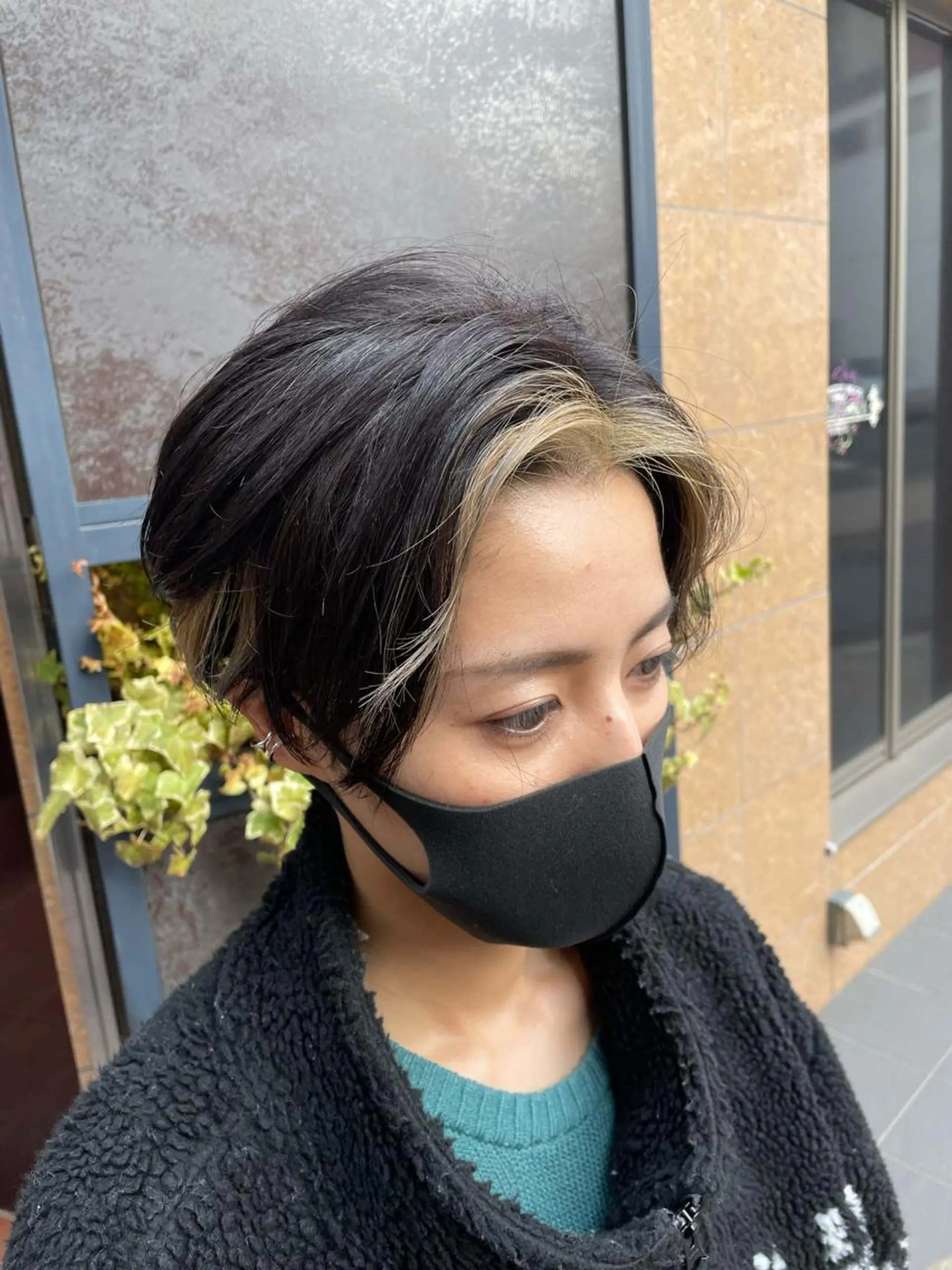 ショート ハンサムショート ミストバング 顔周りカット ショートヘア カット ショート 嶋津祥希のヘアスタイル