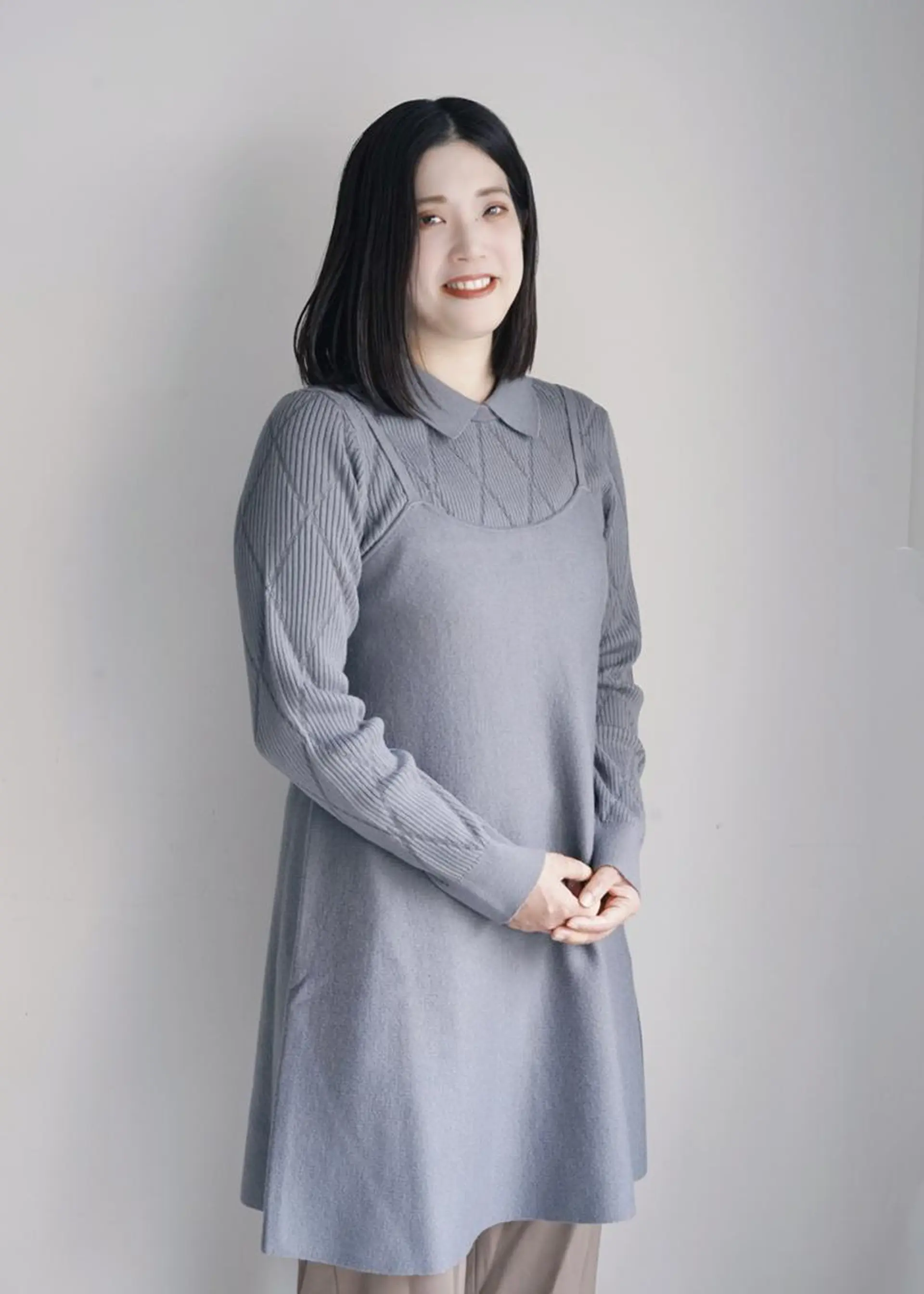 ミディアム カラー ボブ 外ハネヘア 【N°deseo】 吉祥寺のヘアスタイル