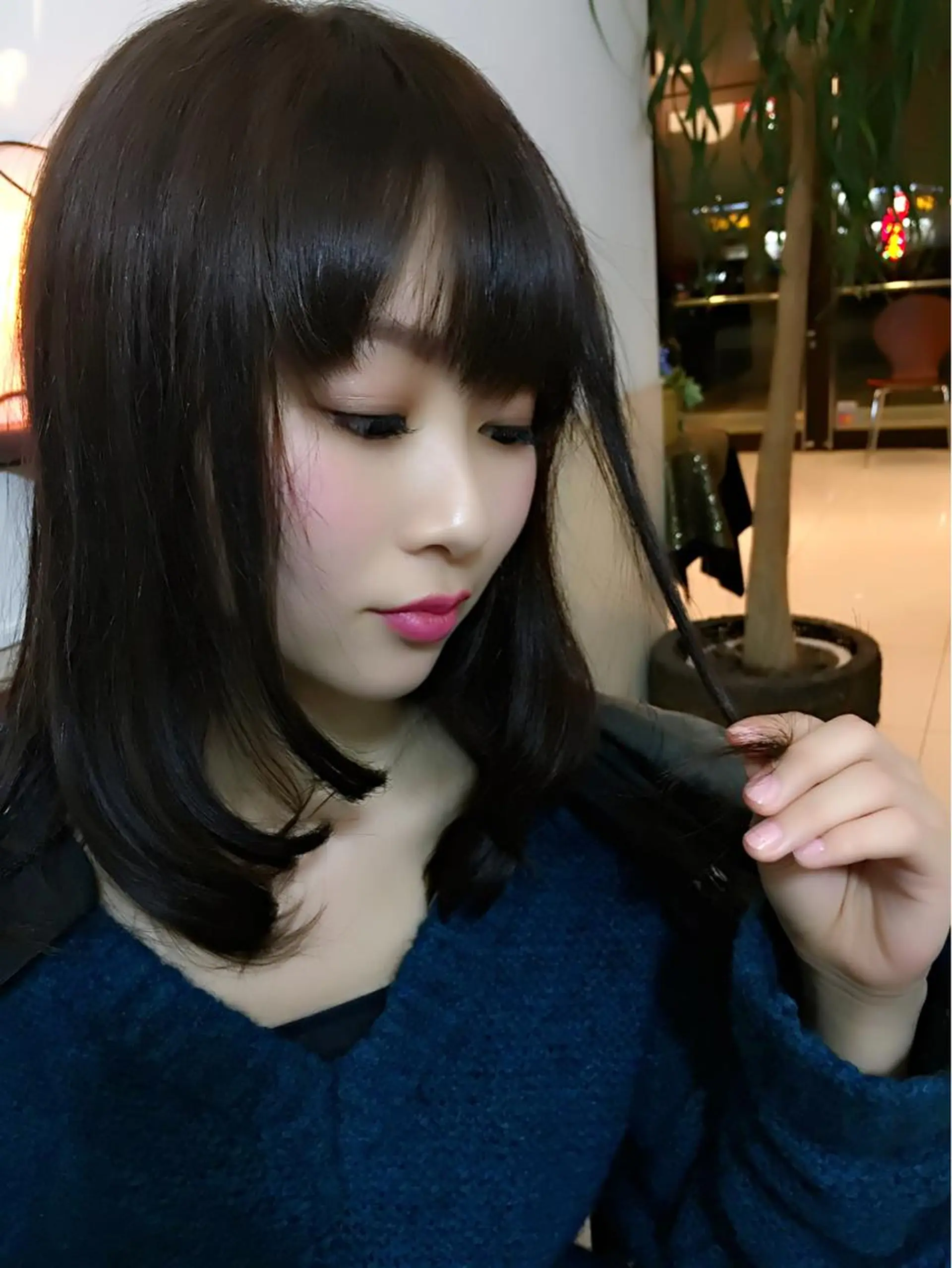 ロング カラー 関口 友行のヘアスタイル