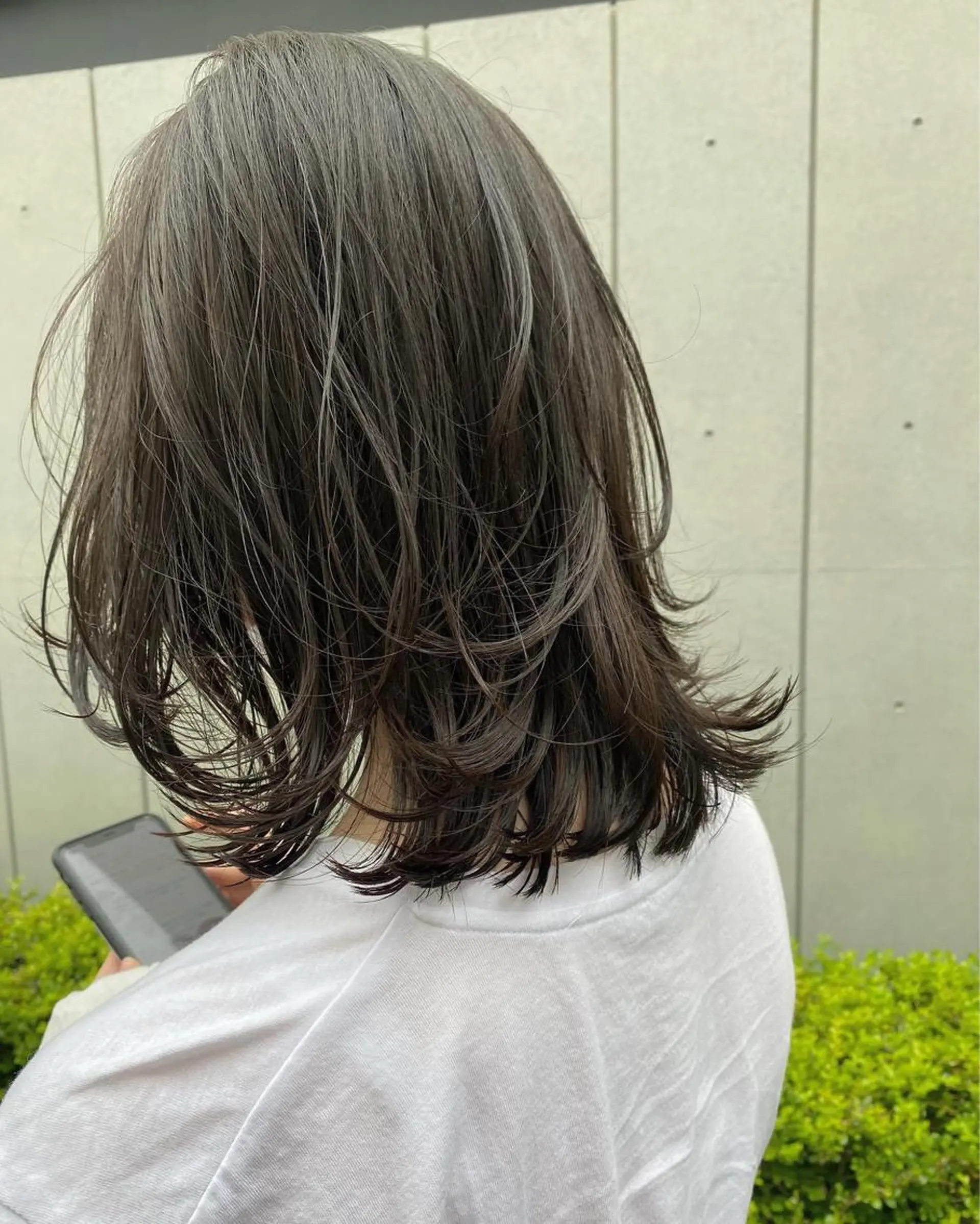 セミロング レイヤーカット カット トリートメント BOTTOMS所属・🌸透明感艶 カラー🌸Yuukiのヘアスタイル