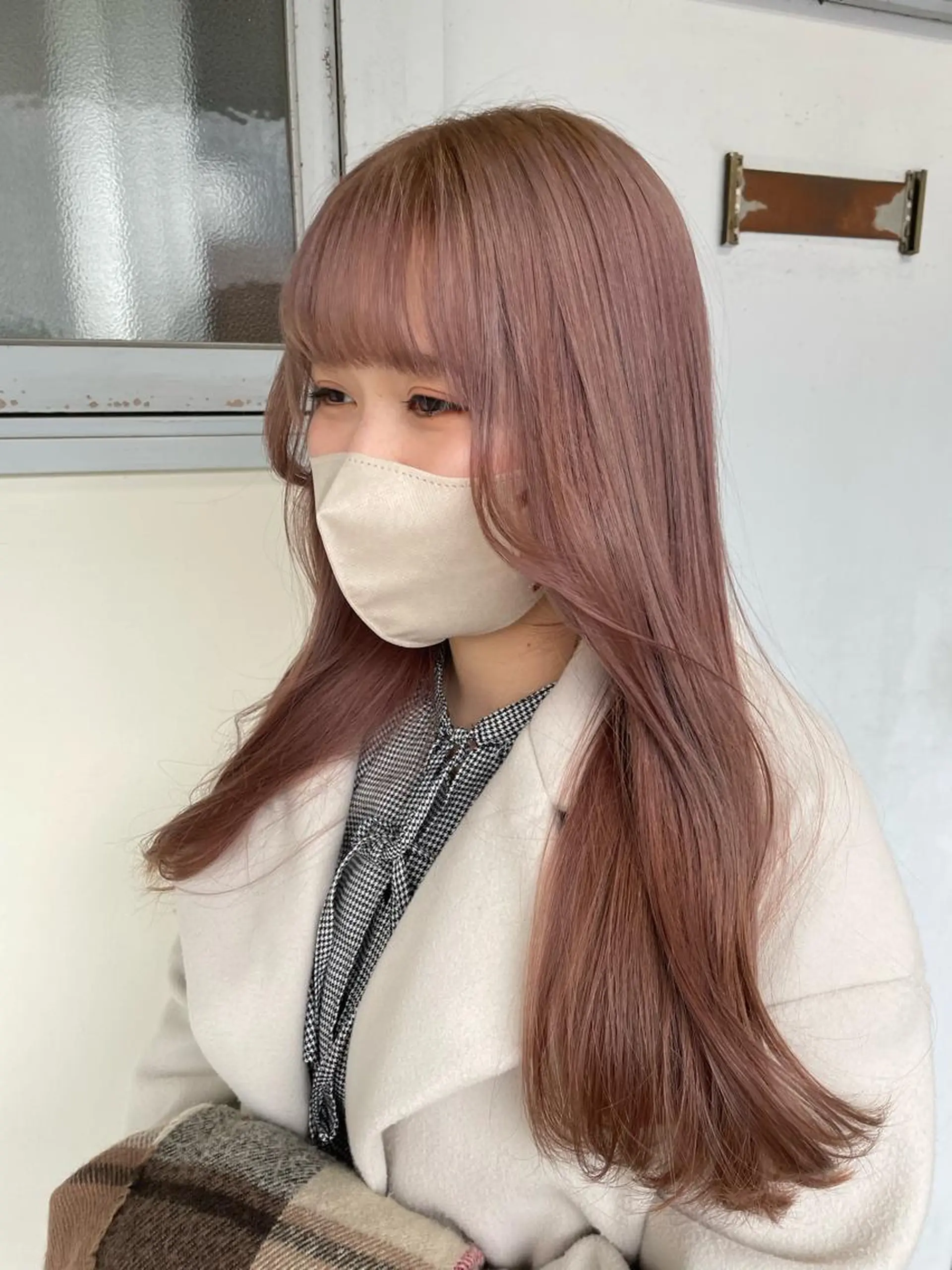 ロング カラー ヘアアレンジ maoブリーチ無し 似合わせカラーのヘアスタイル