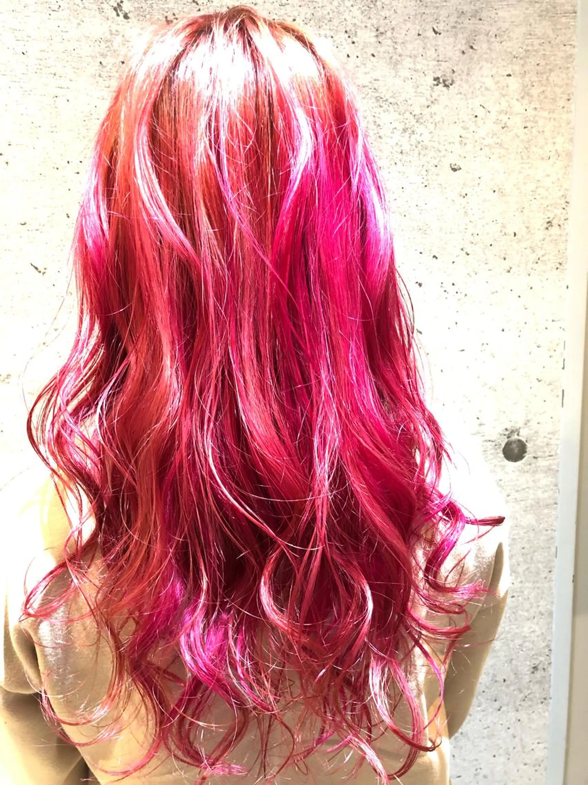 ロング カット ヘアカラー トリートメント 久保 敏之のヘアスタイル