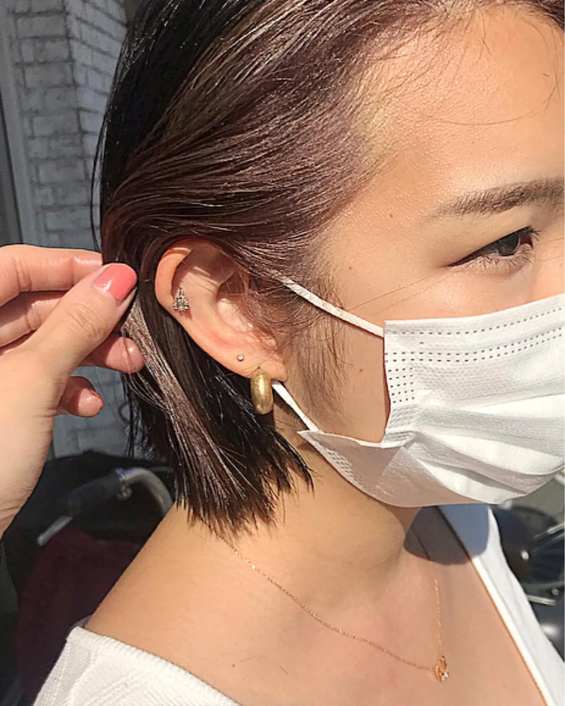 ショート カラー カット ヘアカラー トリートメント * 透明感カラー c h i h o *のヘアスタイル