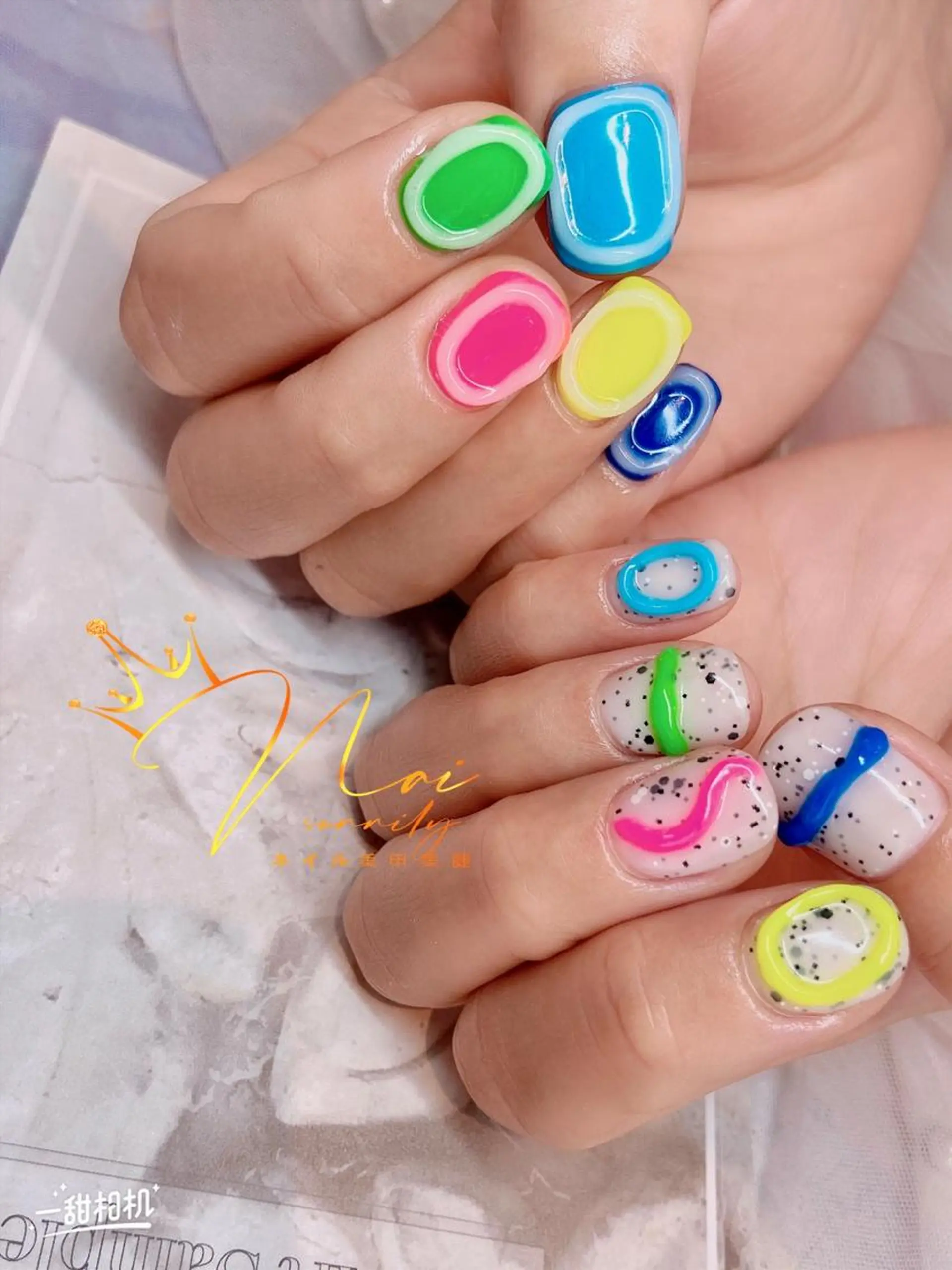 ネイル 長さだし専門店 M2　rikaのネイルデザイン