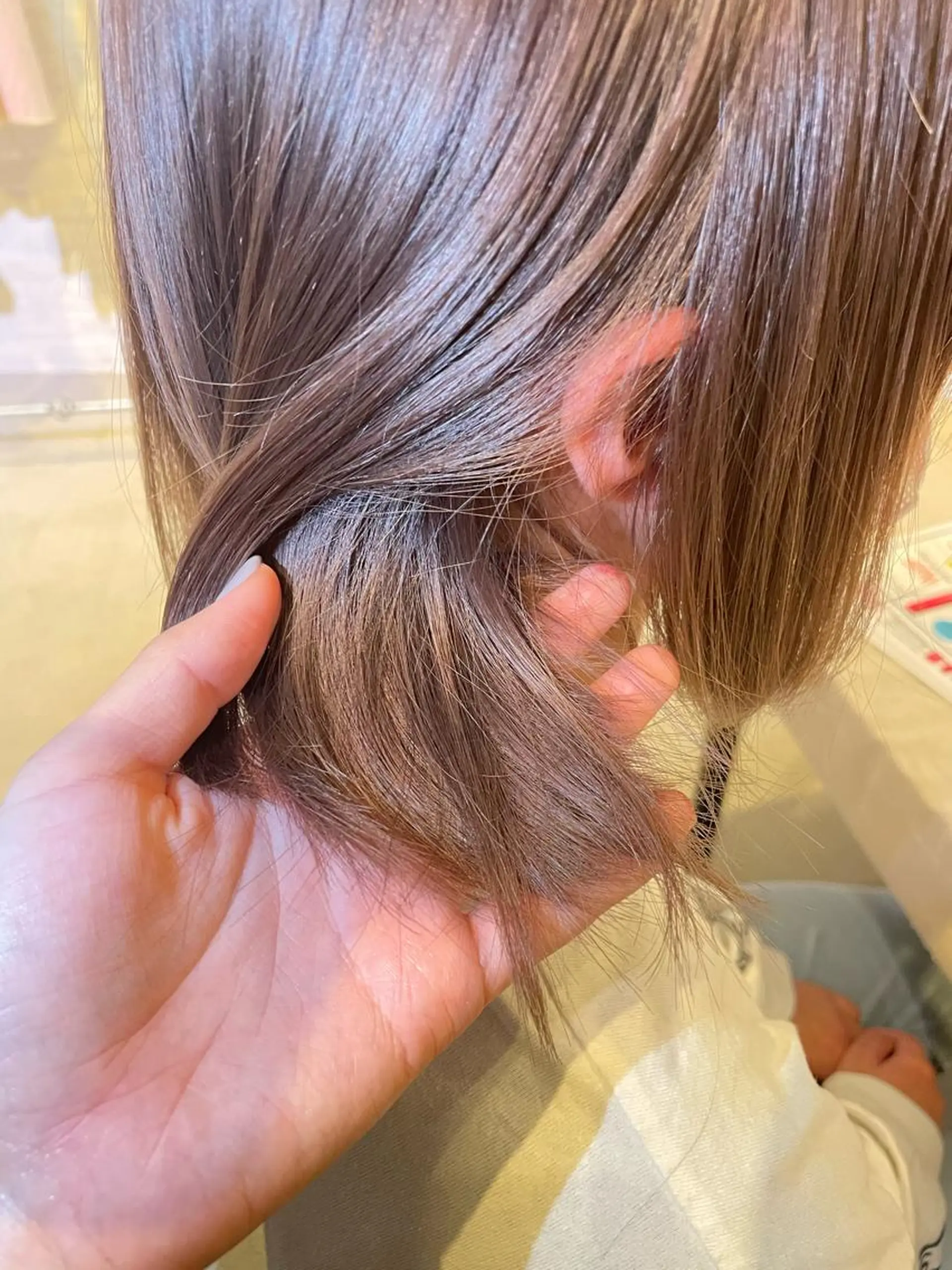 ミディアム ヘアカラー 🌈トップデザイナー 金沢駅近nanamiのヘアスタイル