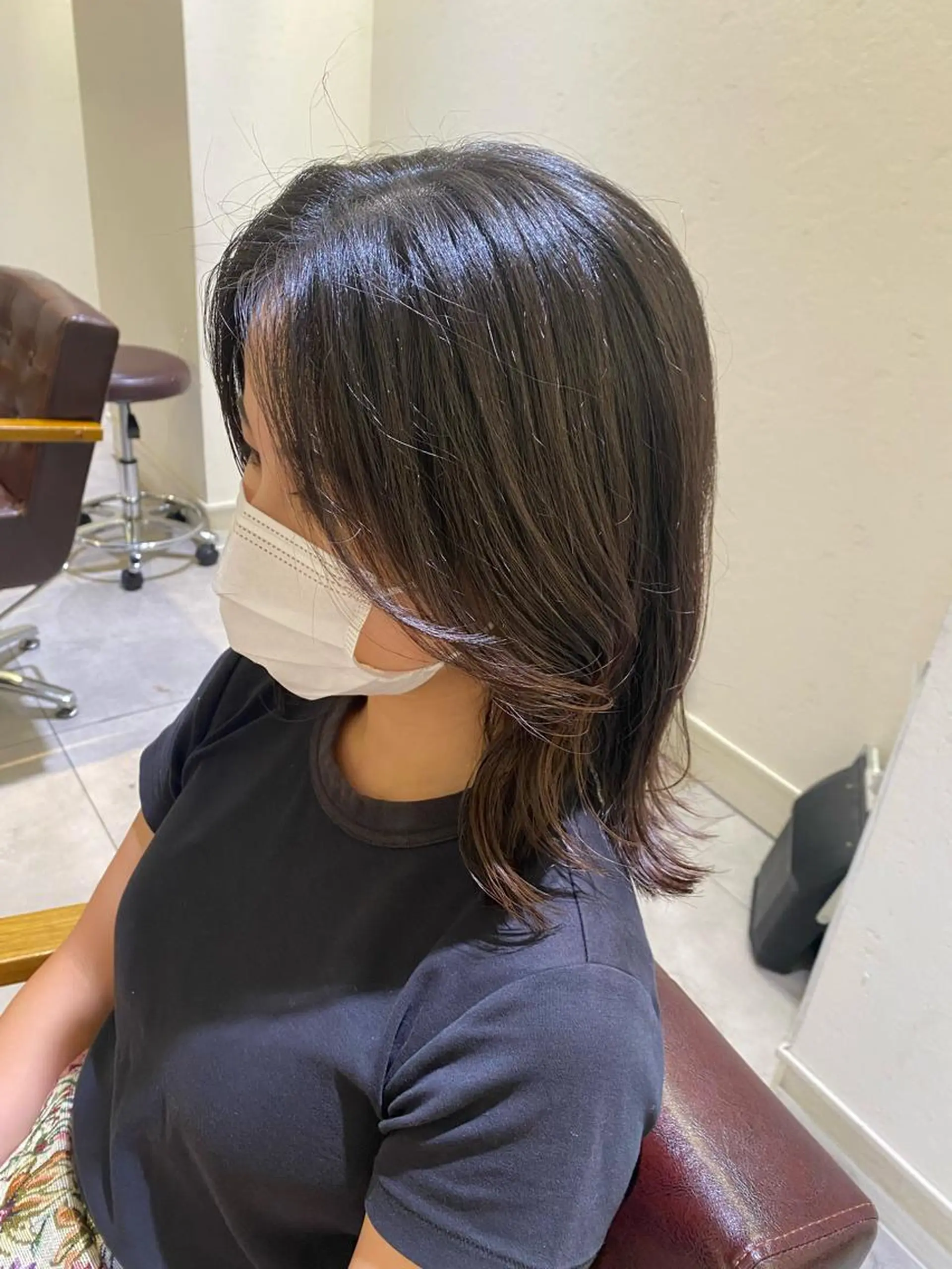 ミディアム カラー BLENDby happiness所属・KAORU/絹髪 /髪質改善/奈良のヘアスタイル