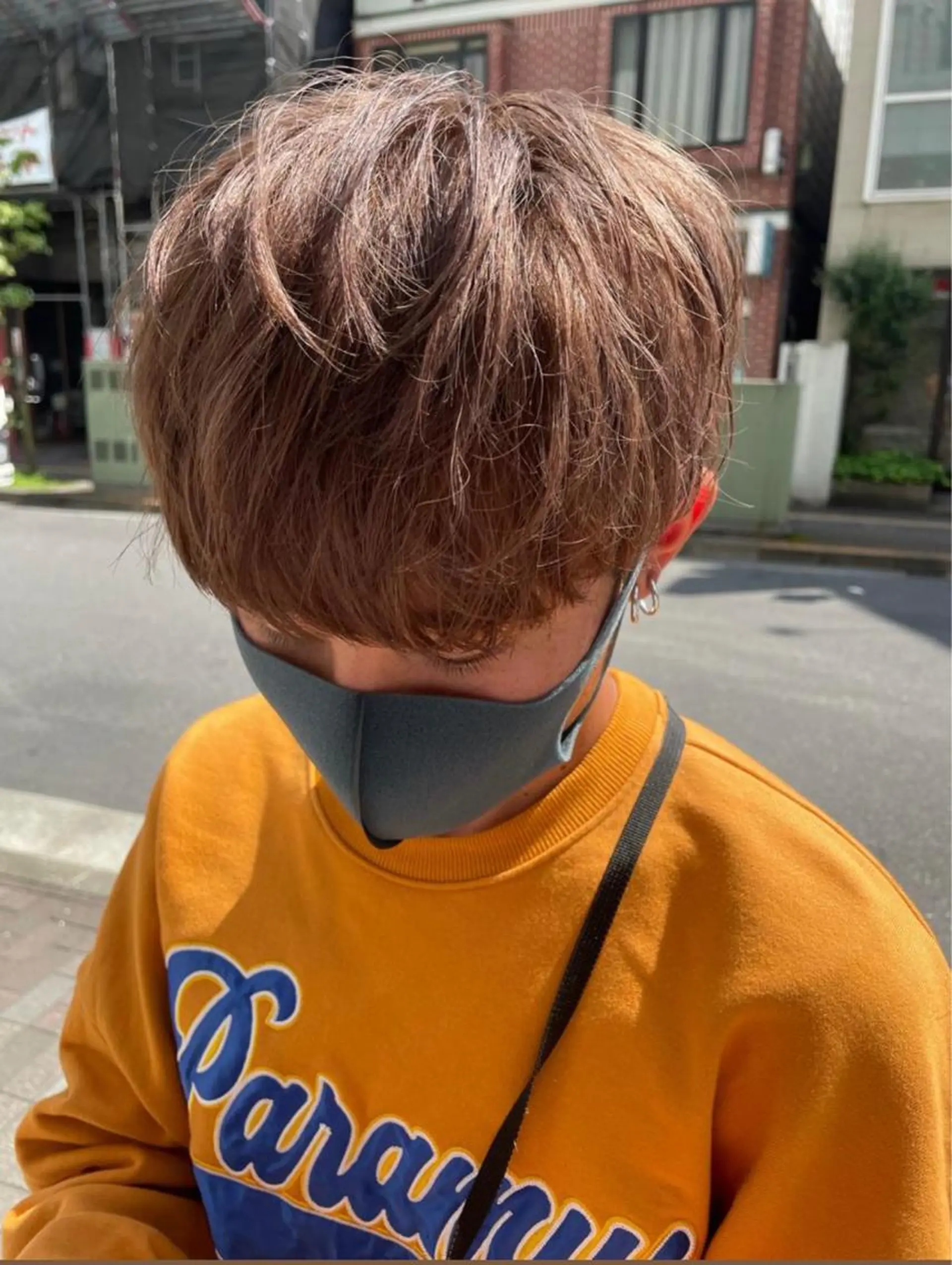 ショート カラー ハイトーンカラー 学生 ヘアカラー 酸性ストレート 🤍🎀honokaのヘアスタイル