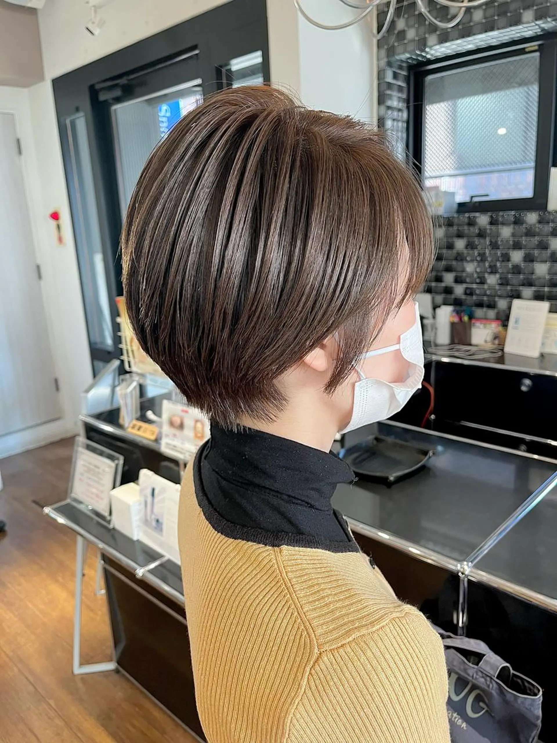 ショート コテ巻きパーマ/韓国 パーマ/佐野のヘアスタイル