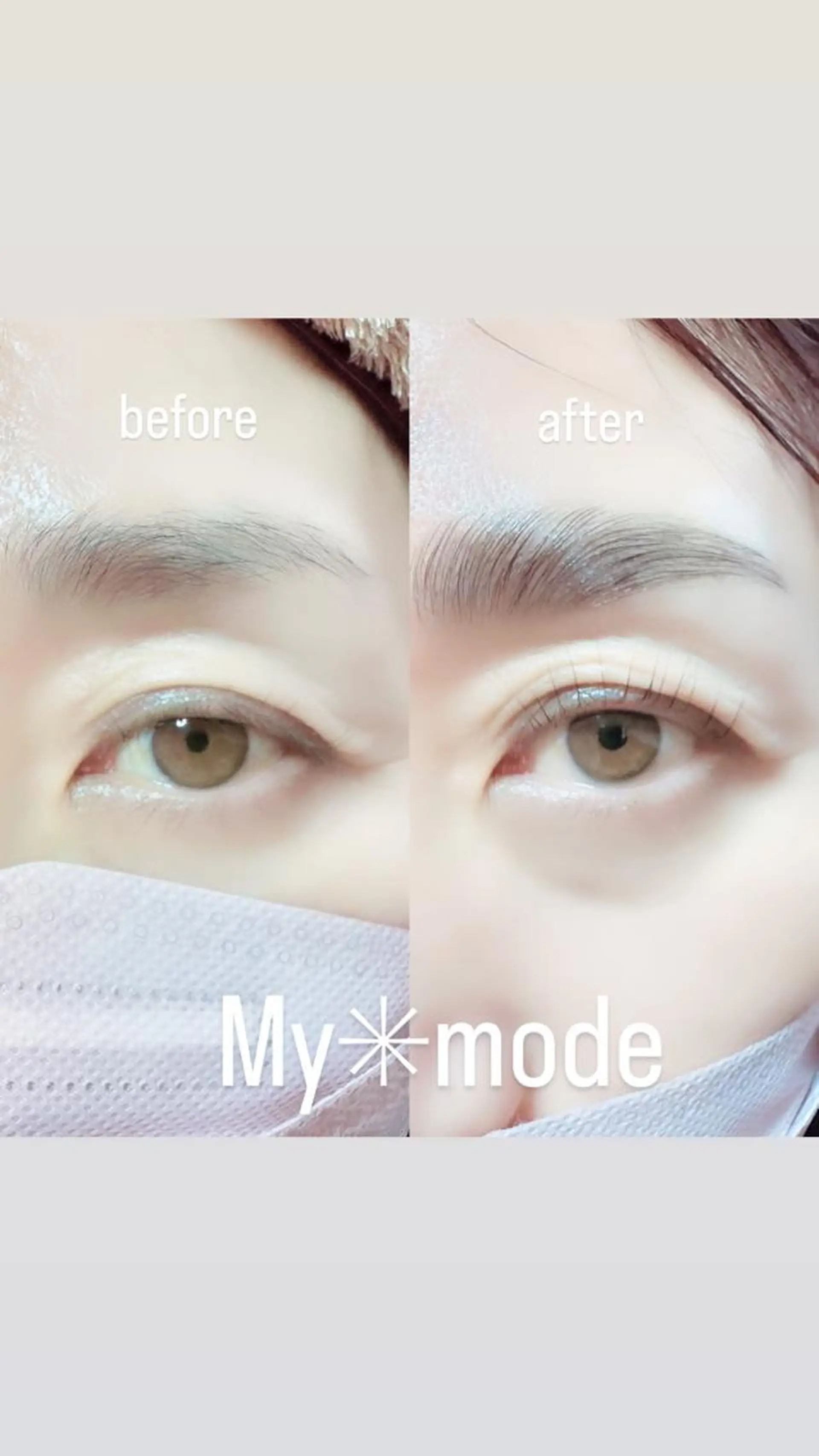 アイブロウ ハリウッドブロウリフト 眉毛ワックス脱毛 ワックス脱毛 mUmU所属・eyelash mUmUのマツエク・マツパデザイン